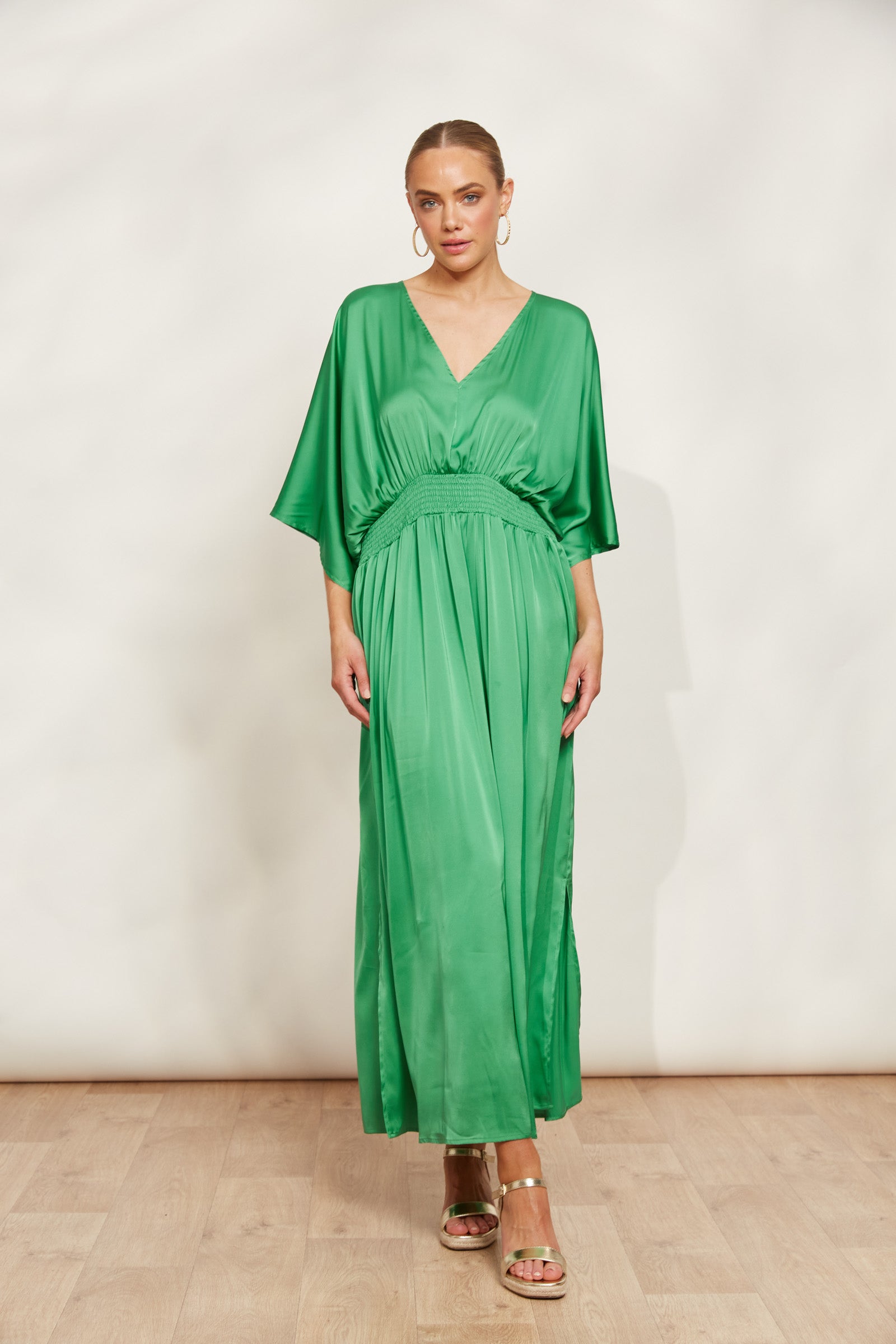 Elysian Maxi - Emerald - eb&ive Clothing - Dress Maxi Dressy