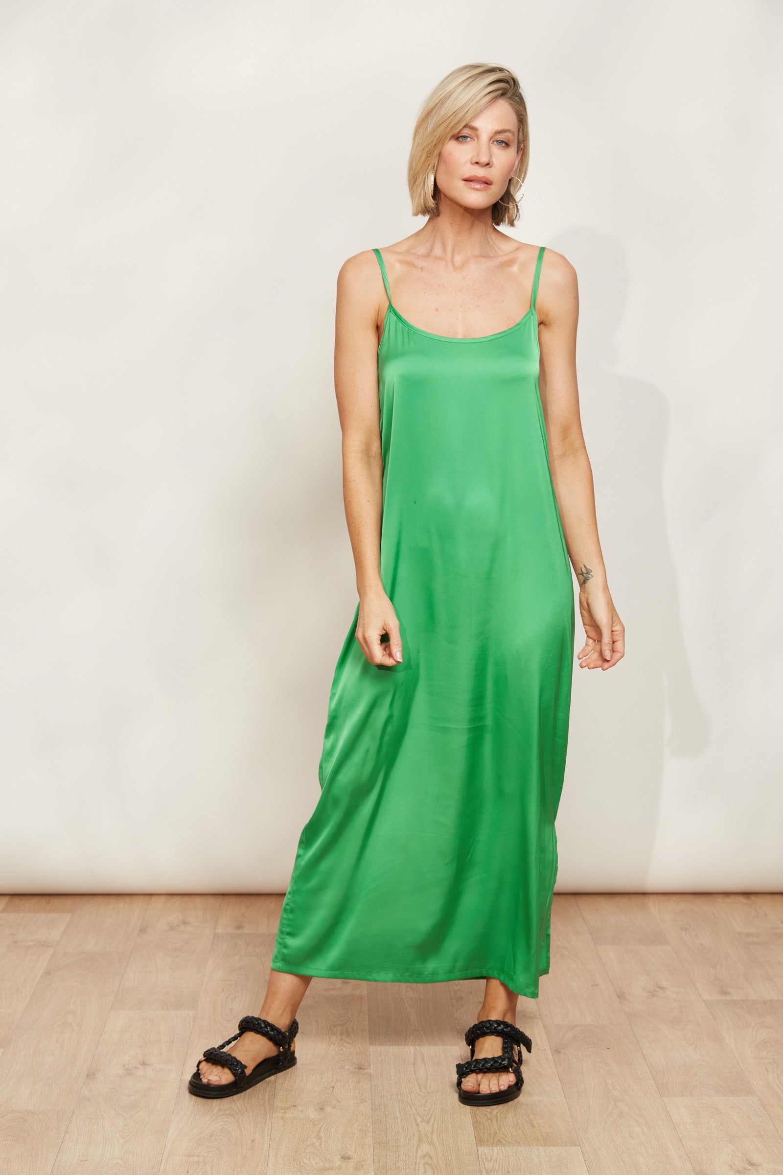 Elysian Tank Maxi - Emerald - eb&ive Clothing - Dress Strappy Maxi