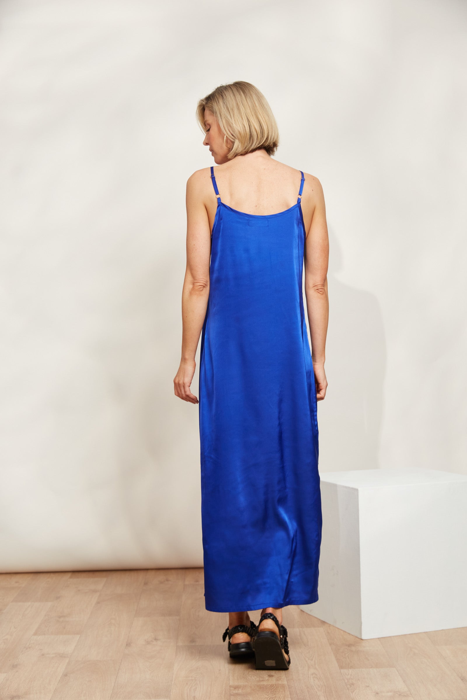 Elysian Tank Maxi - Cobalt - eb&ive Clothing - Dress Strappy Maxi