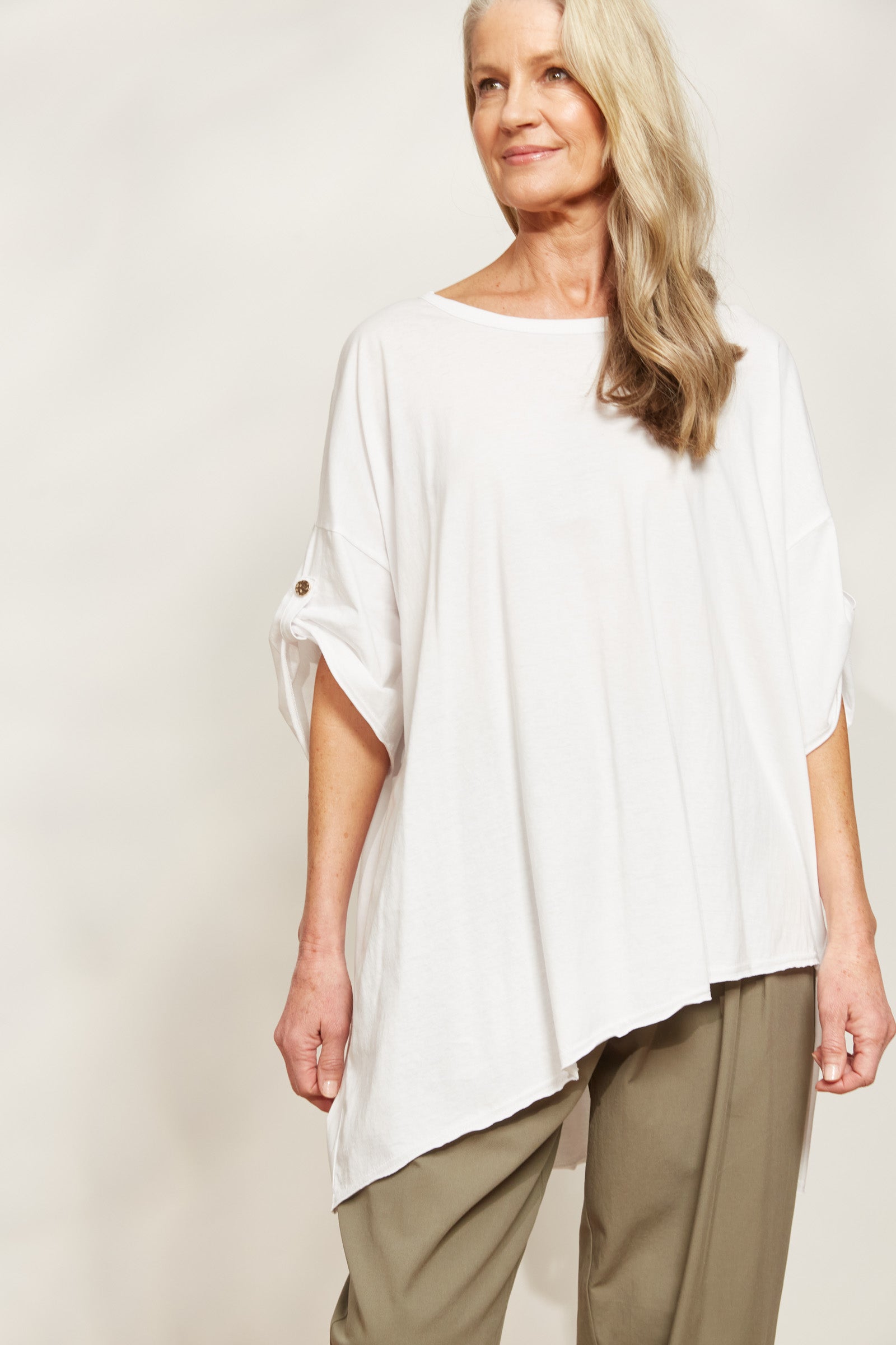 Verano Tshirt - Opal - eb&ive Clothing - Top Tshirt Relaxed