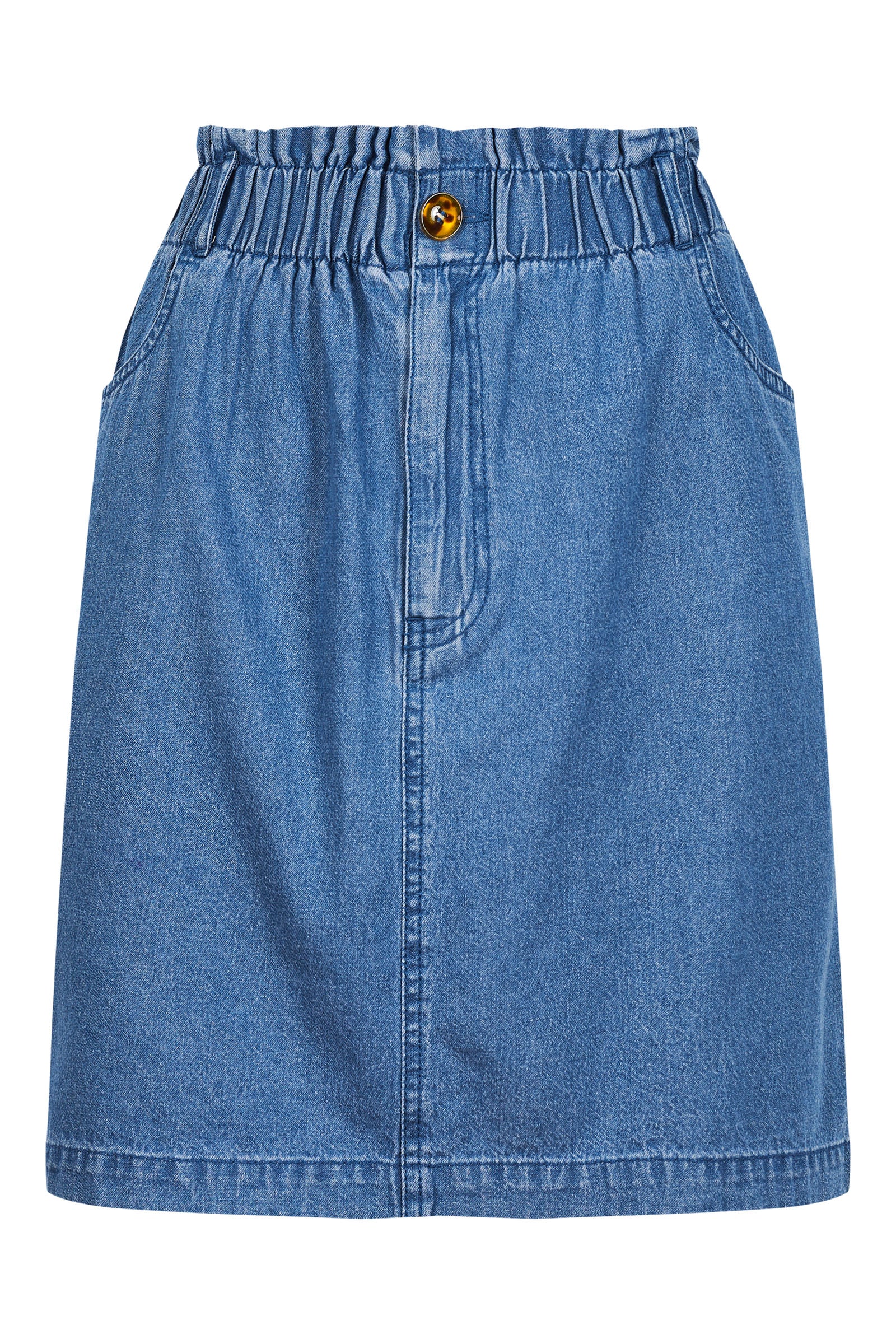 Playa Mini Skirt - Denim - eb&ive Clothing - Denim Skirt Mini