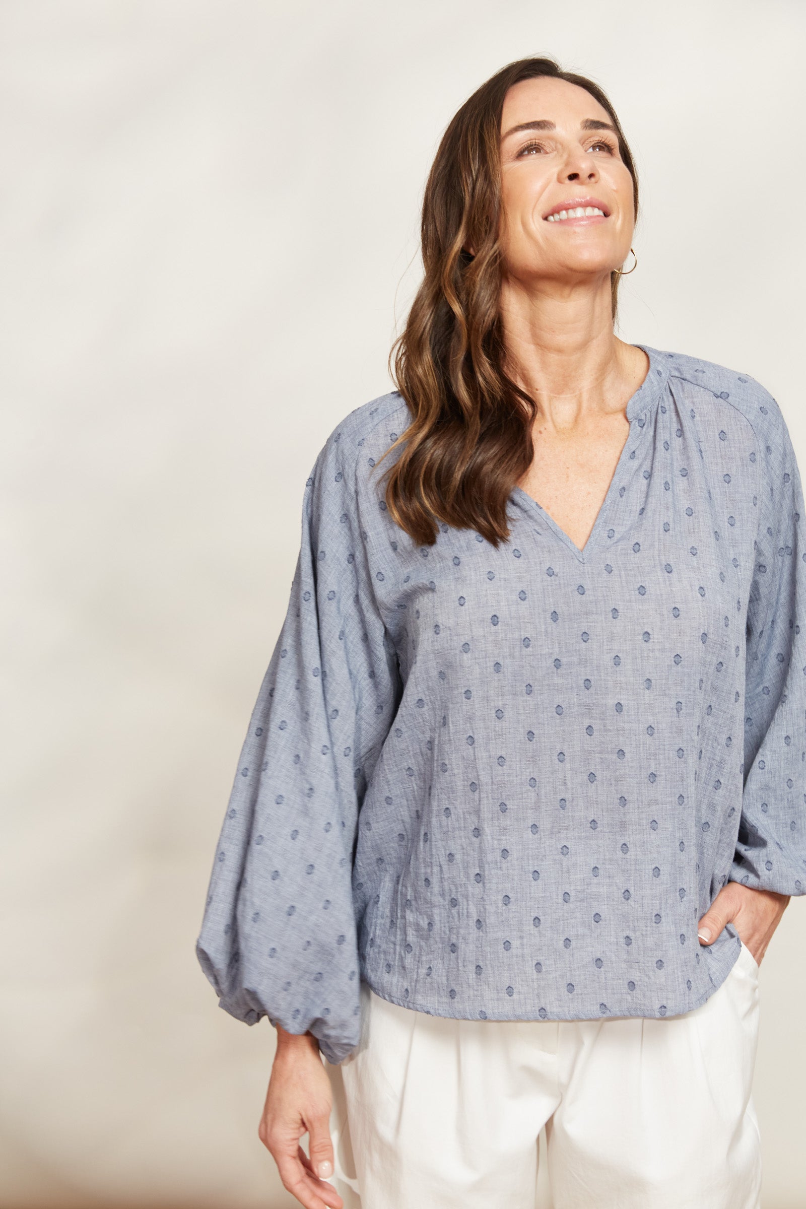 Zephyr Blouse - Nevada - eb&ive Clothing - Top L/S