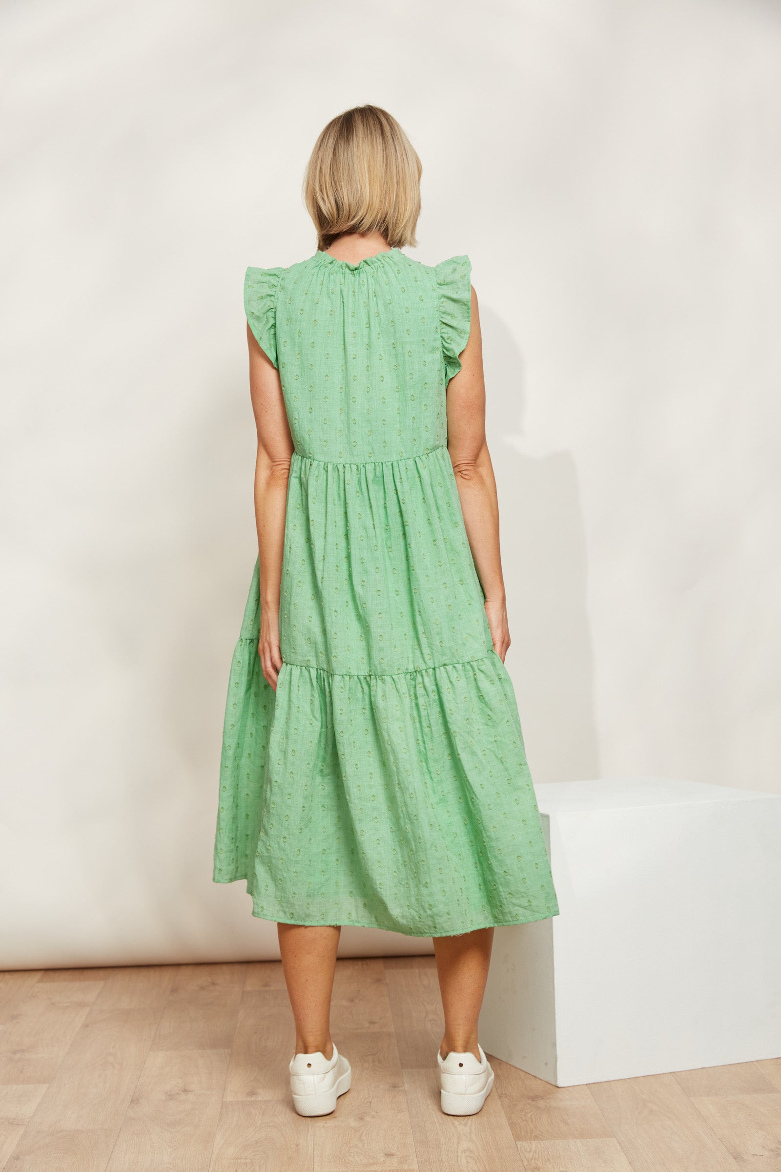 Zephyr Dress - Jade - eb&ive Clothing - Dress Mid