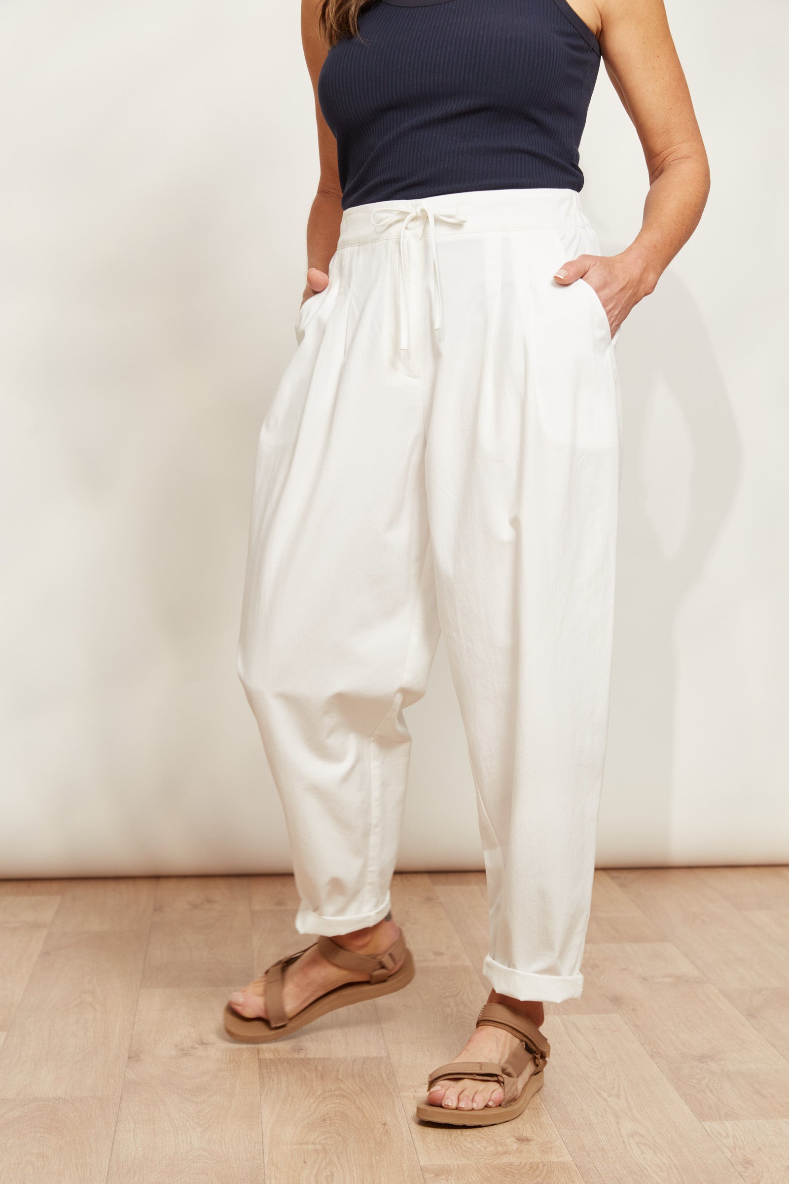 La Plage Pant - Opal - eb&ive Clothing - Pant Relaxed