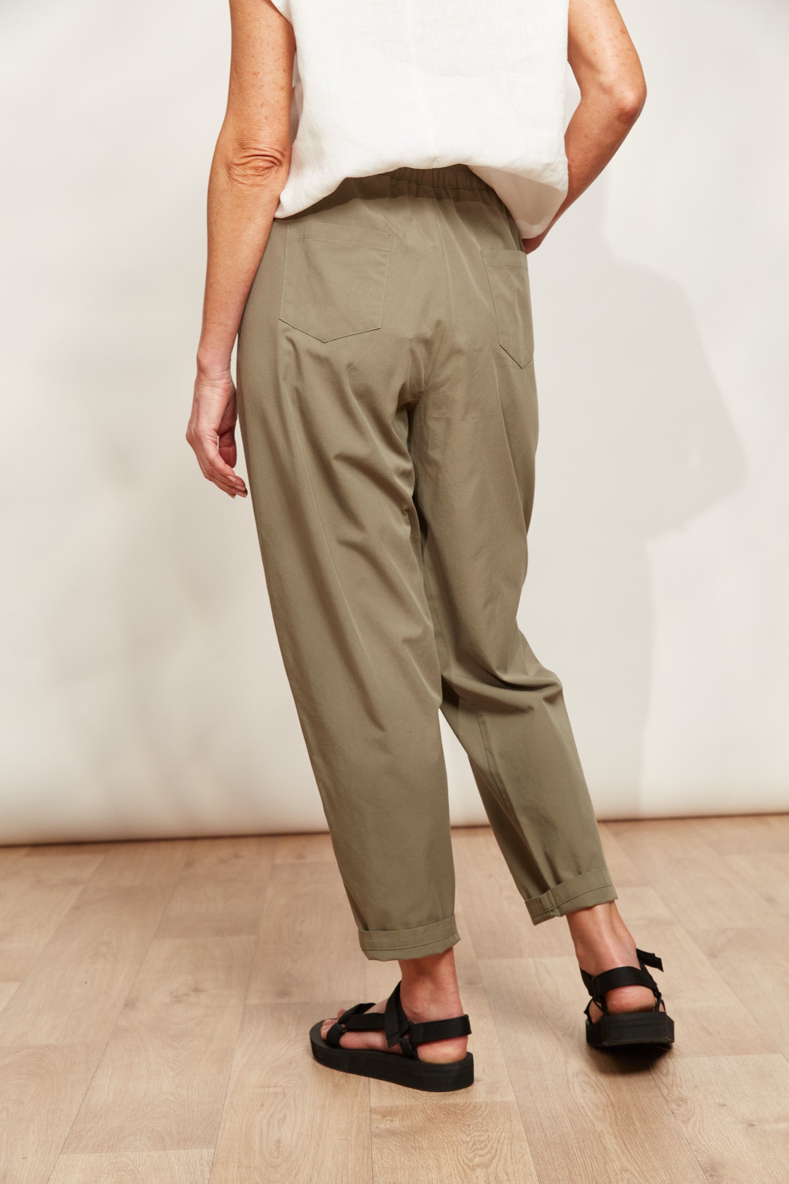 La Plage Pant - Khaki - eb&ive Clothing - Pant Relaxed