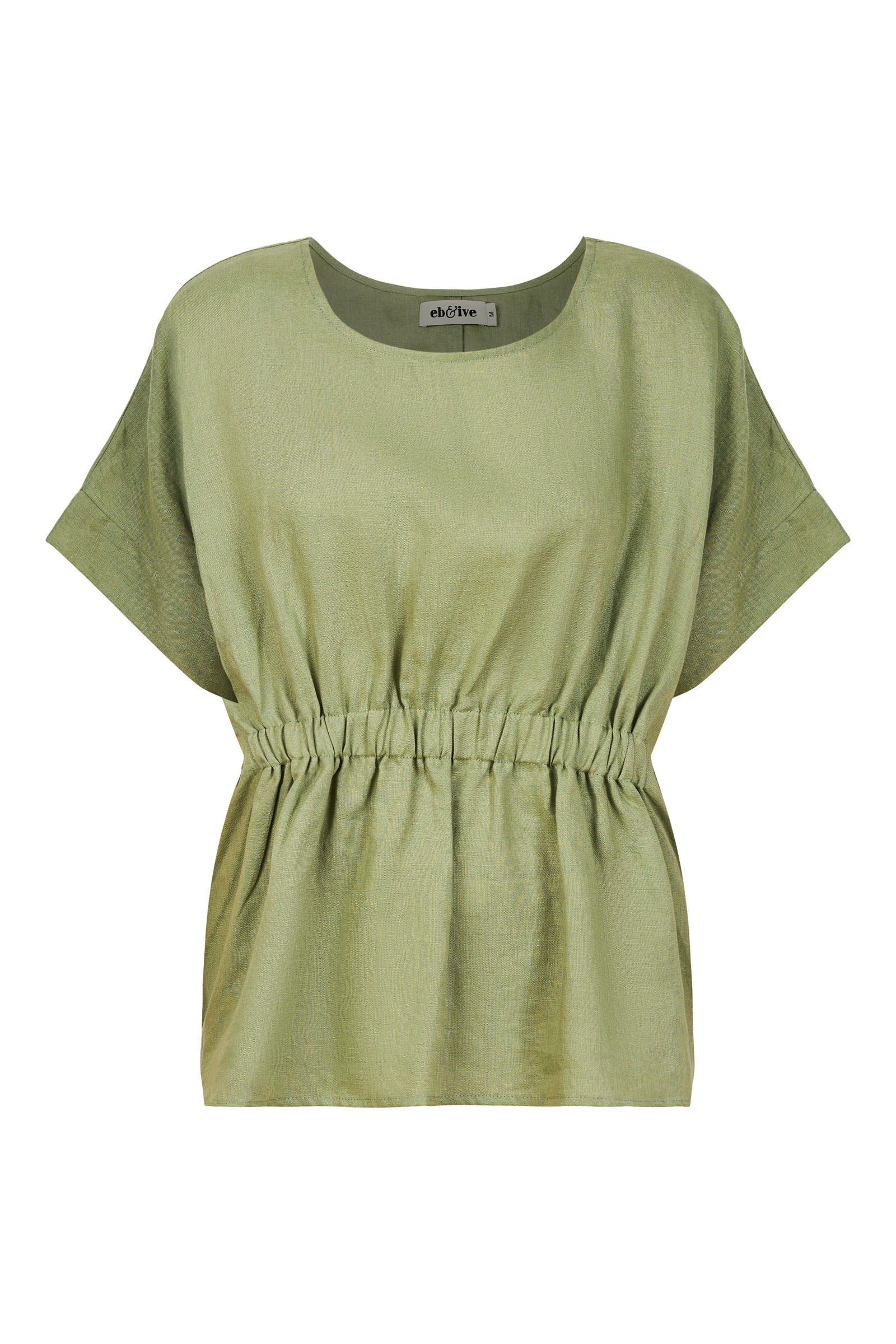 Sojourn Top - Aloe - eb&ive Clothing - Top S/S Linen