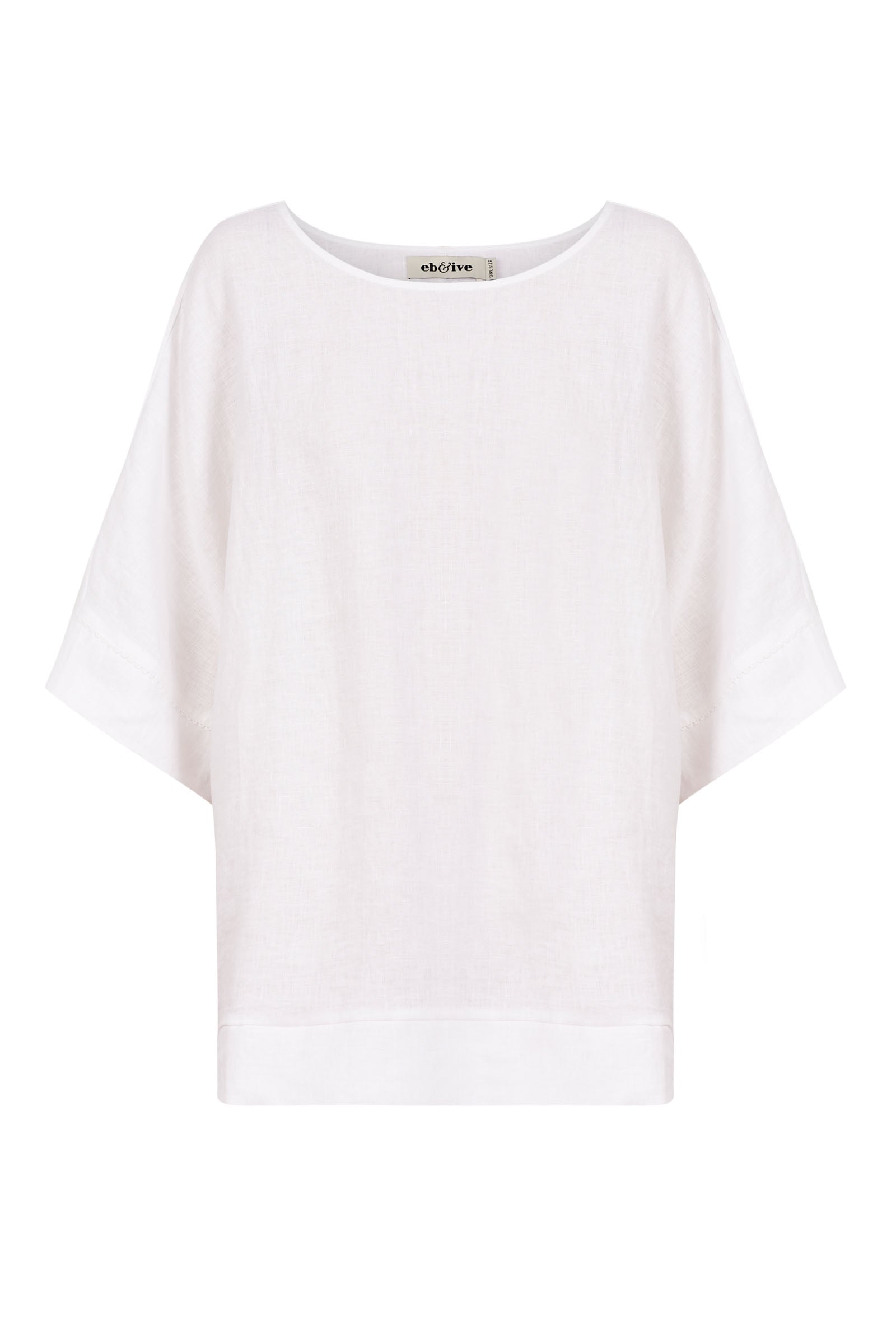 Seraphic Relaxed Top - Opal - eb&ive Clothing - Top S/S Linen One Size