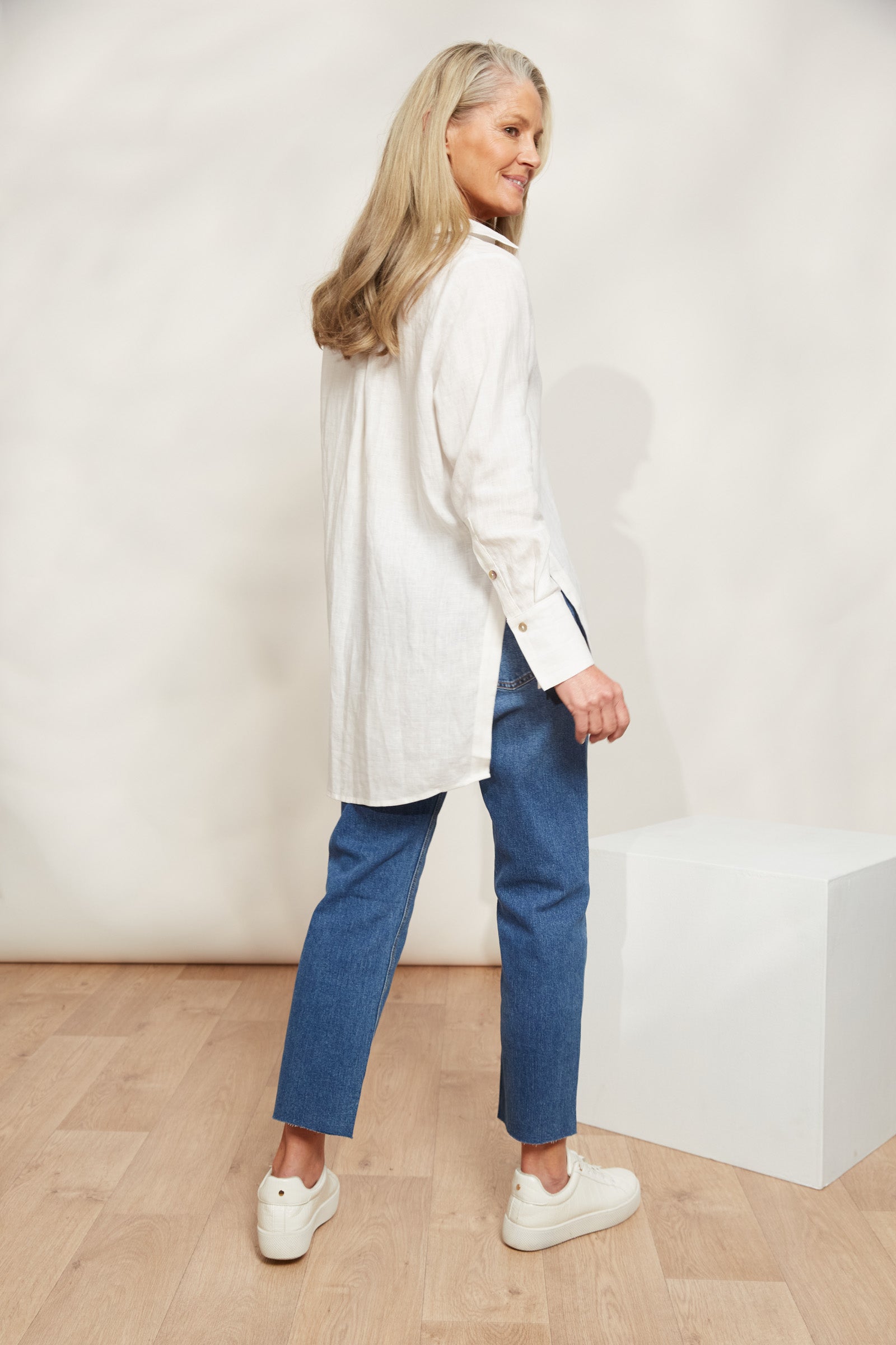 Sojourn Shirt - Opal - eb&ive Clothing - Shirt L/S Linen