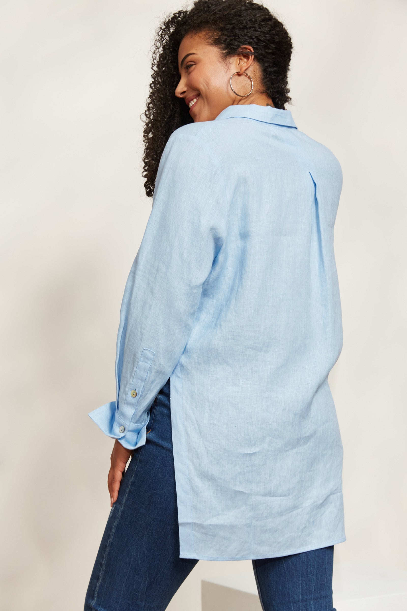 Sojourn Shirt - Coast - eb&ive Clothing - Shirt L/S Linen