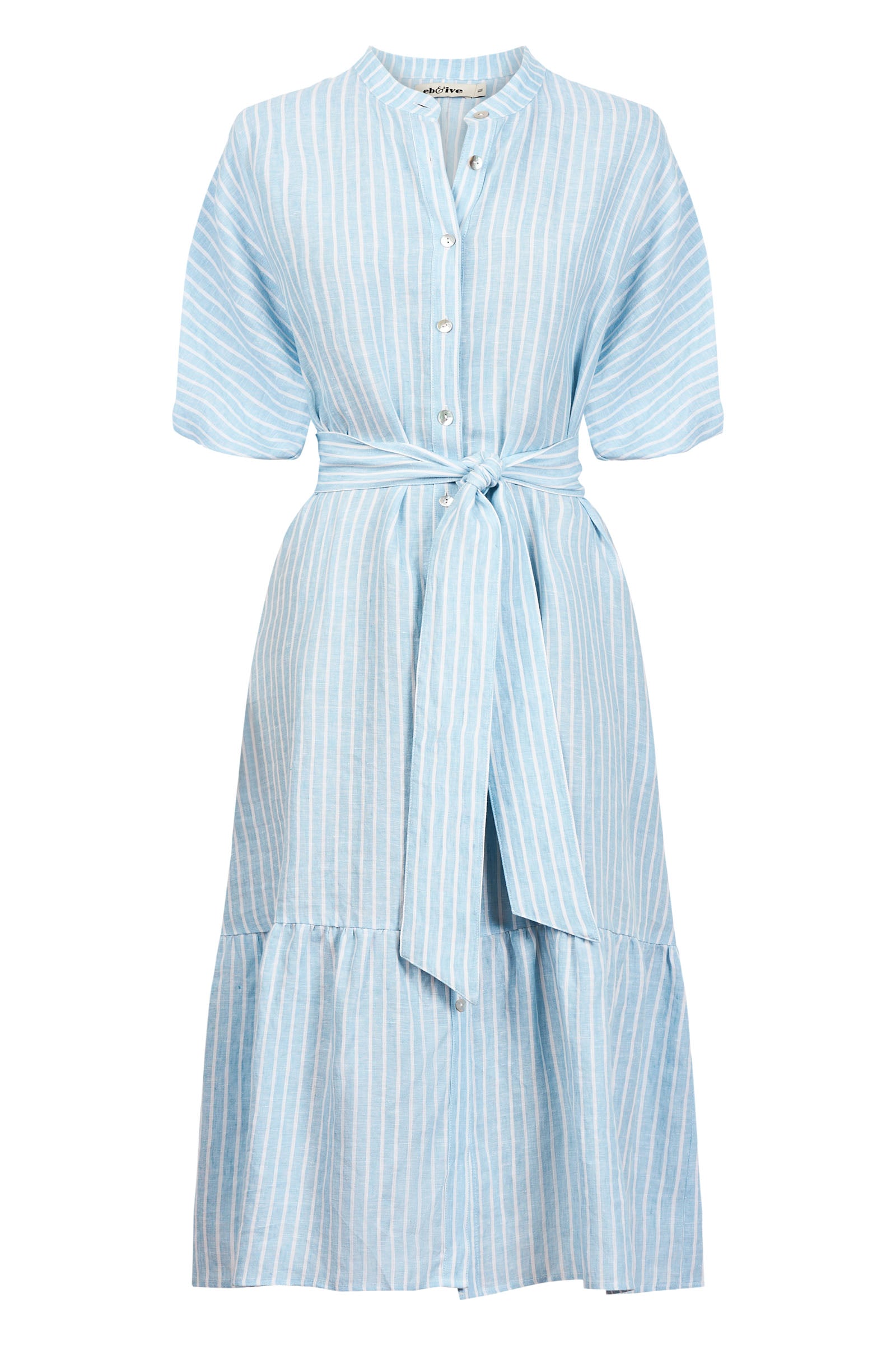 Sojourn Stripe Dress - Coast - eb&ive Clothing - Dress Maxi Linen