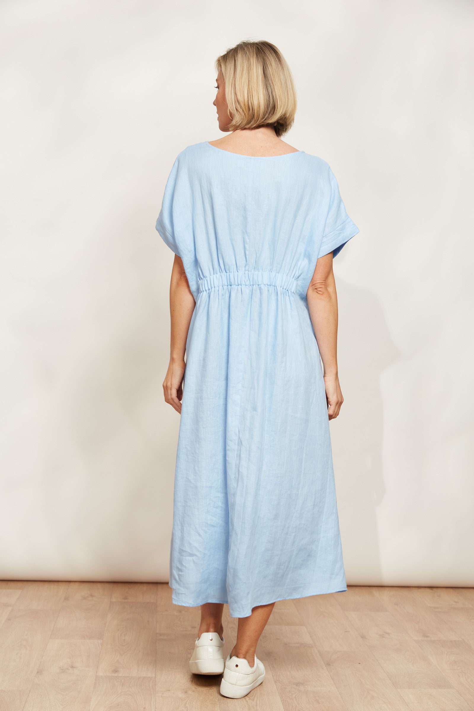 Sojourn Dress - Coast - eb&ive Clothing - Dress Mid Linen