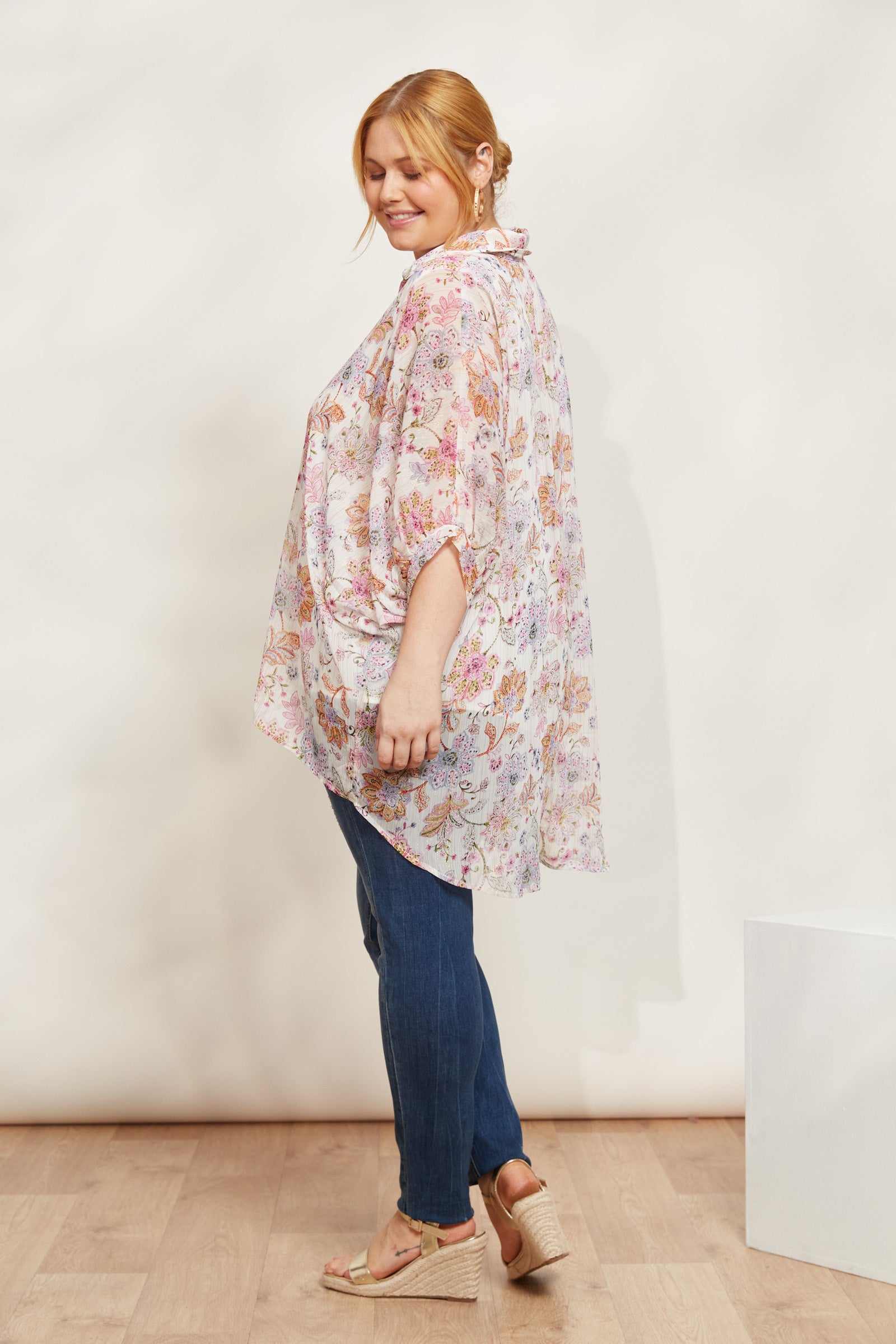 Sereno Relaxed Shirt - Paisley - eb&ive Clothing - Shirt L/S One Size