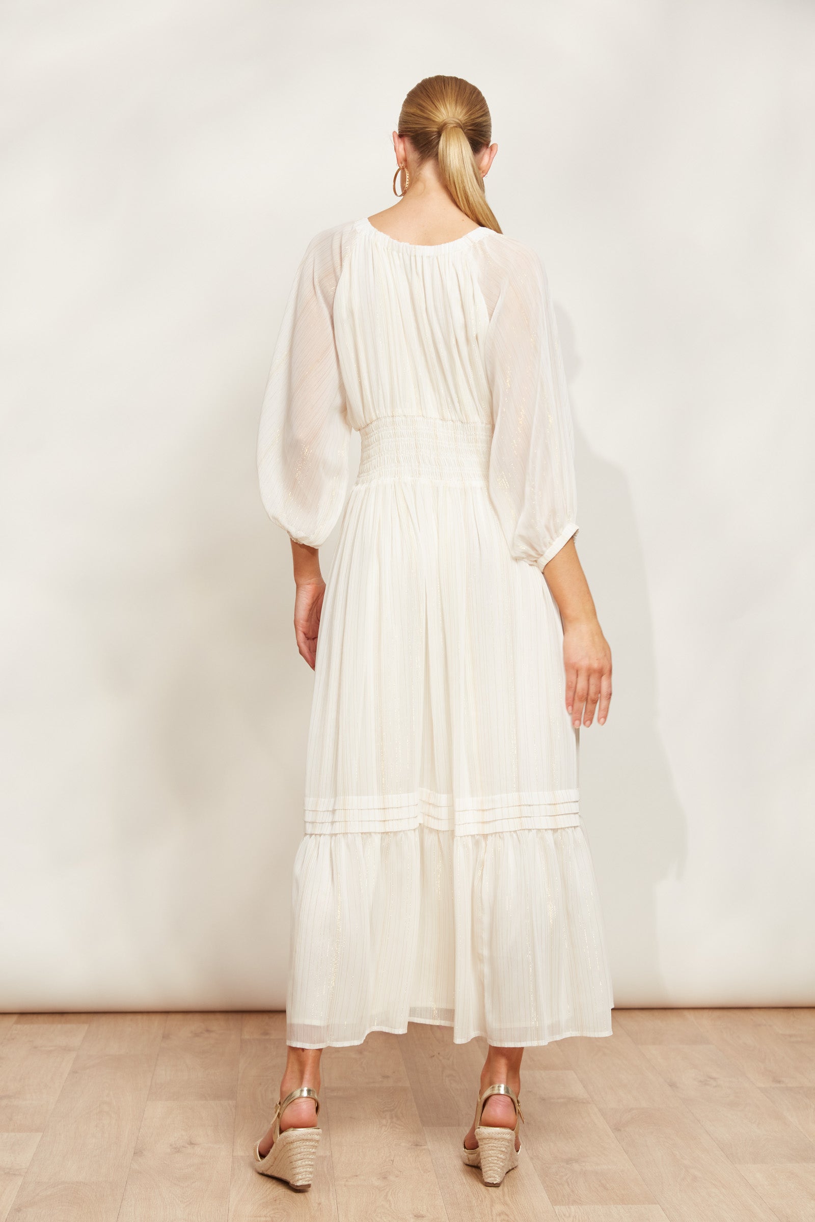 Sereno Maxi Dress - Pearl - eb&ive Clothing - Dress Maxi