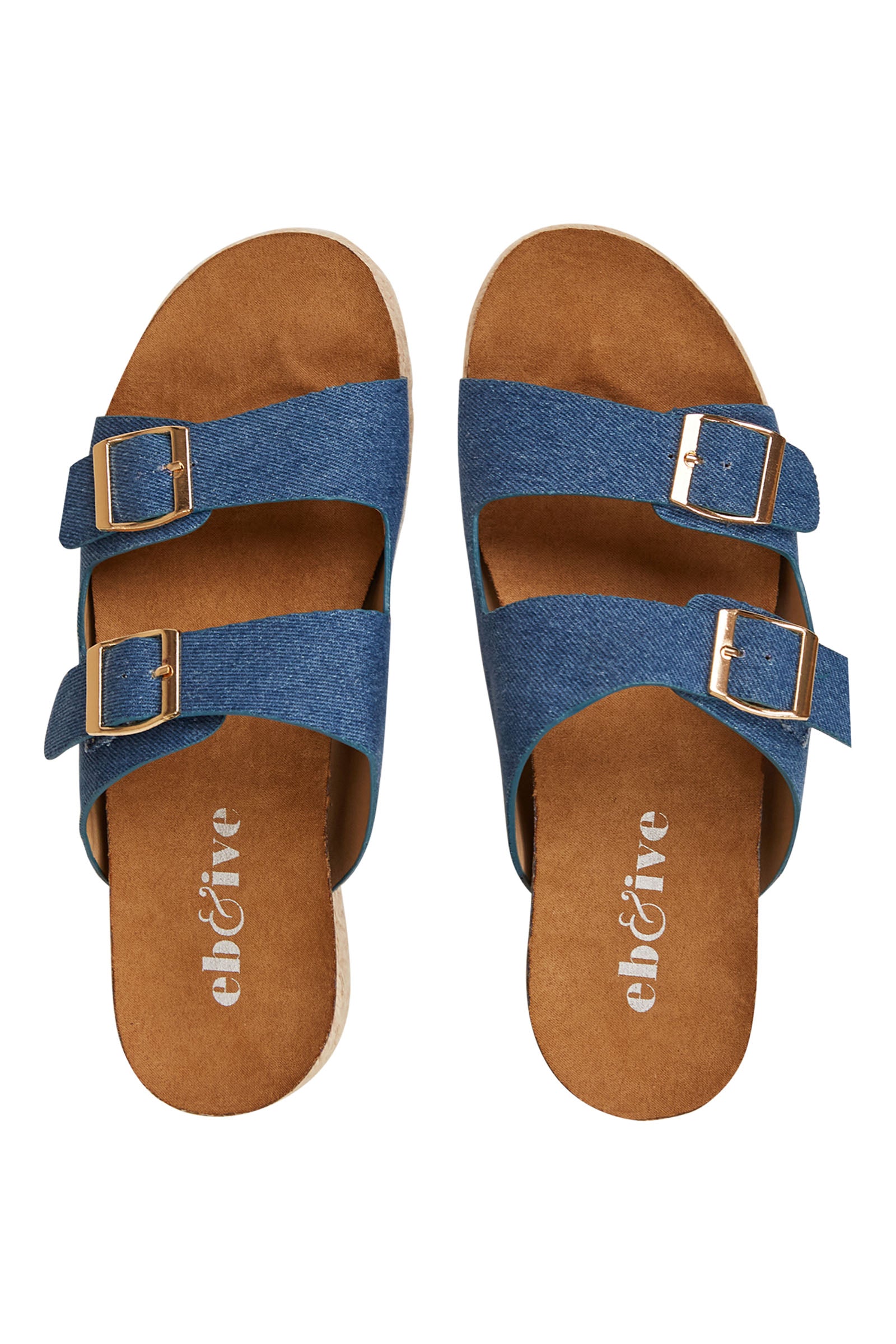 Playa Slide - Denim - eb&ive Footwear - Sandals