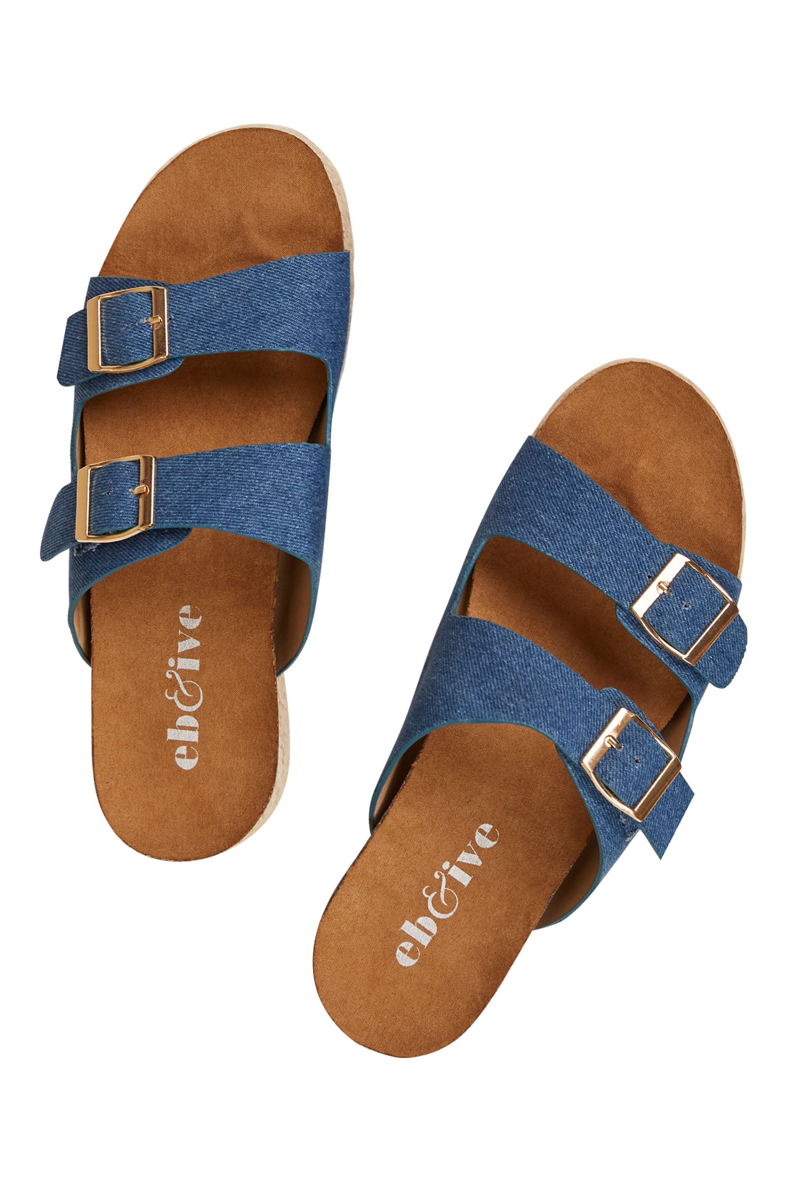 Playa Slide - Denim - eb&ive Footwear - Sandals