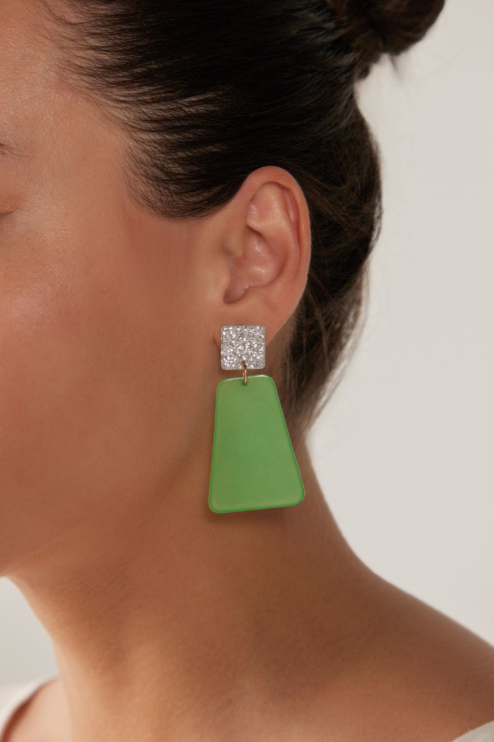 Elysian Sparkle Earring - Emerald - eb&ive Earring