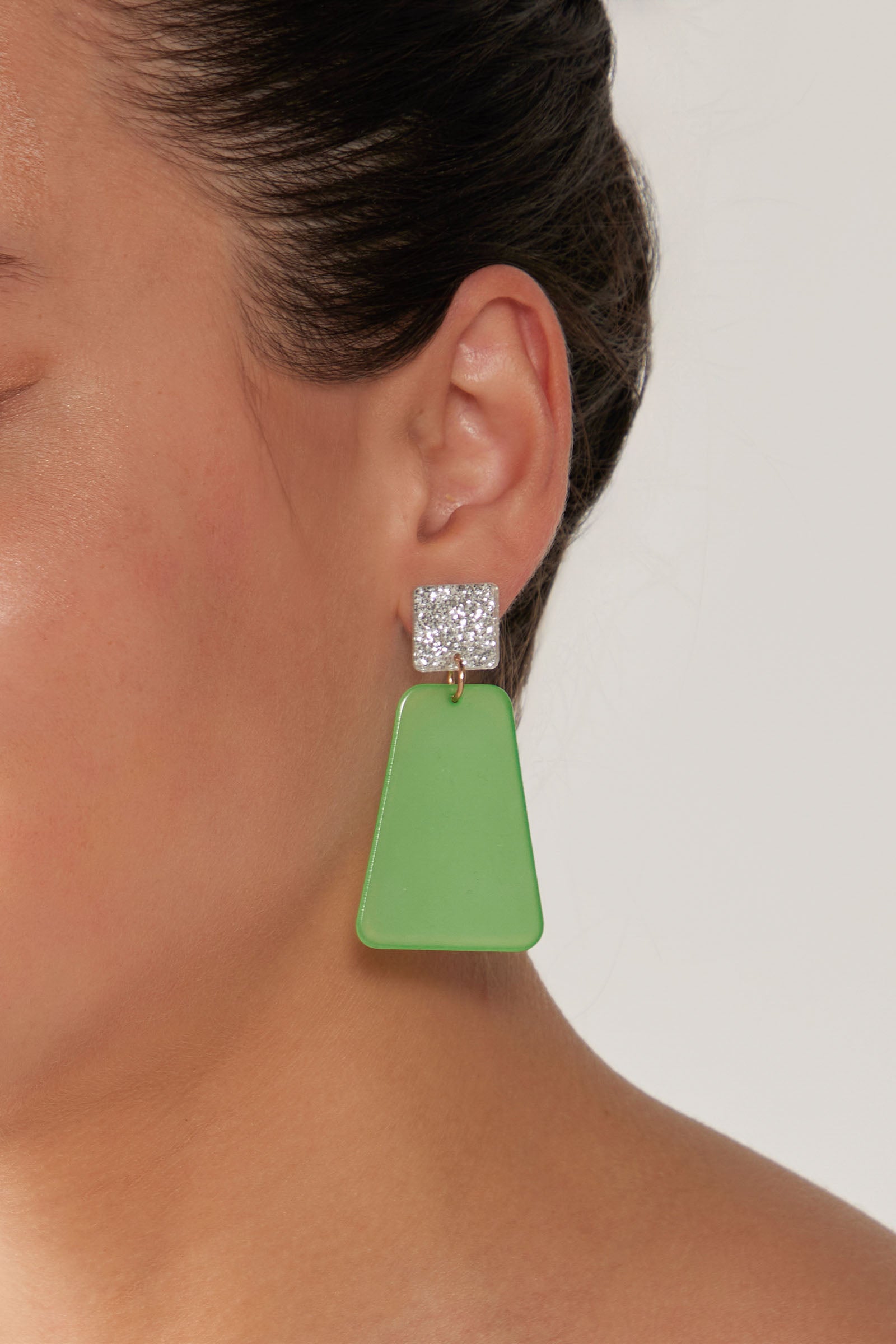 Elysian Sparkle Earring - Emerald - eb&ive Earring