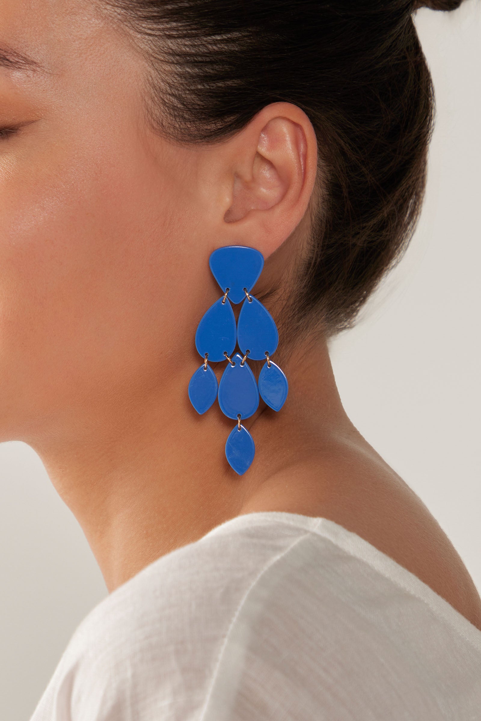 Elysian Drop Earring - Cobalt - eb&ive Earring