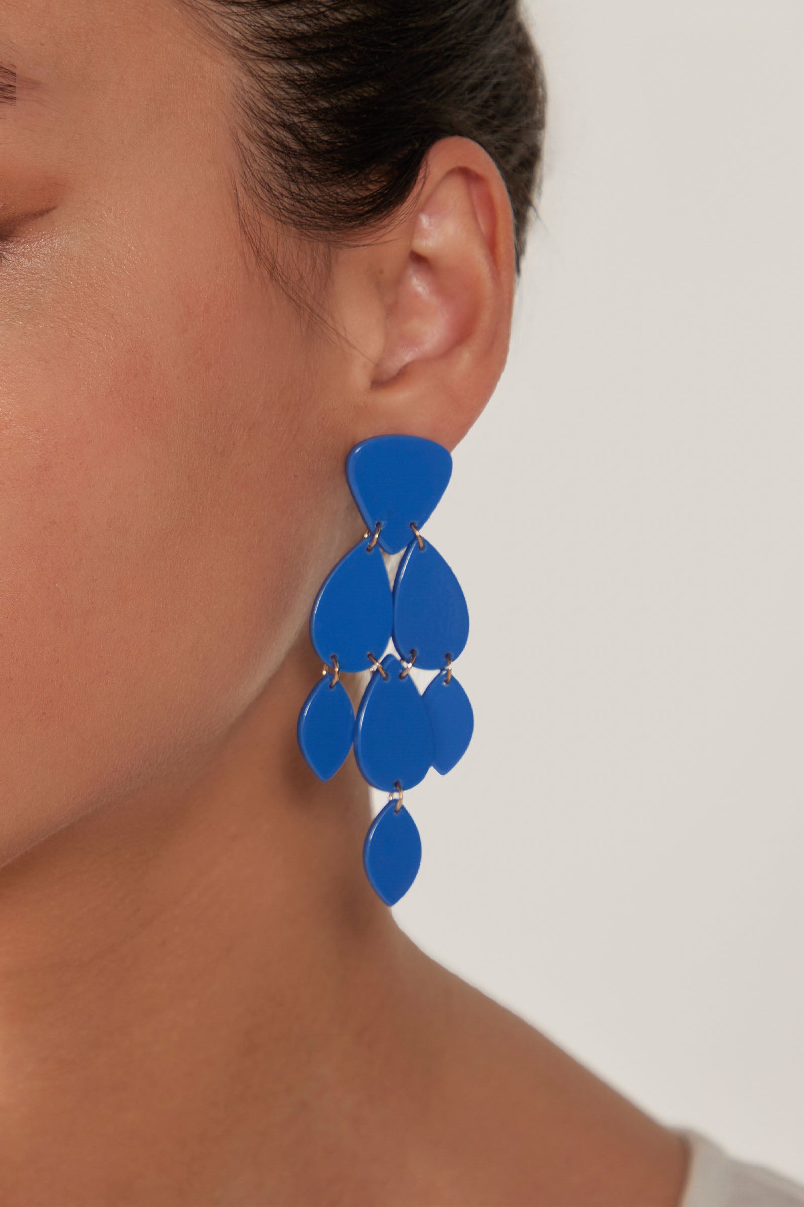 Elysian Drop Earring - Cobalt - eb&ive Earring