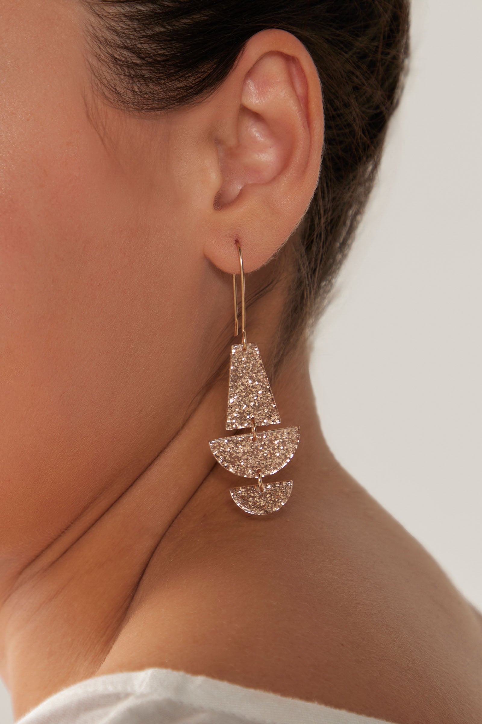 Jovial Drop Earring - Gold - eb&ive Earring