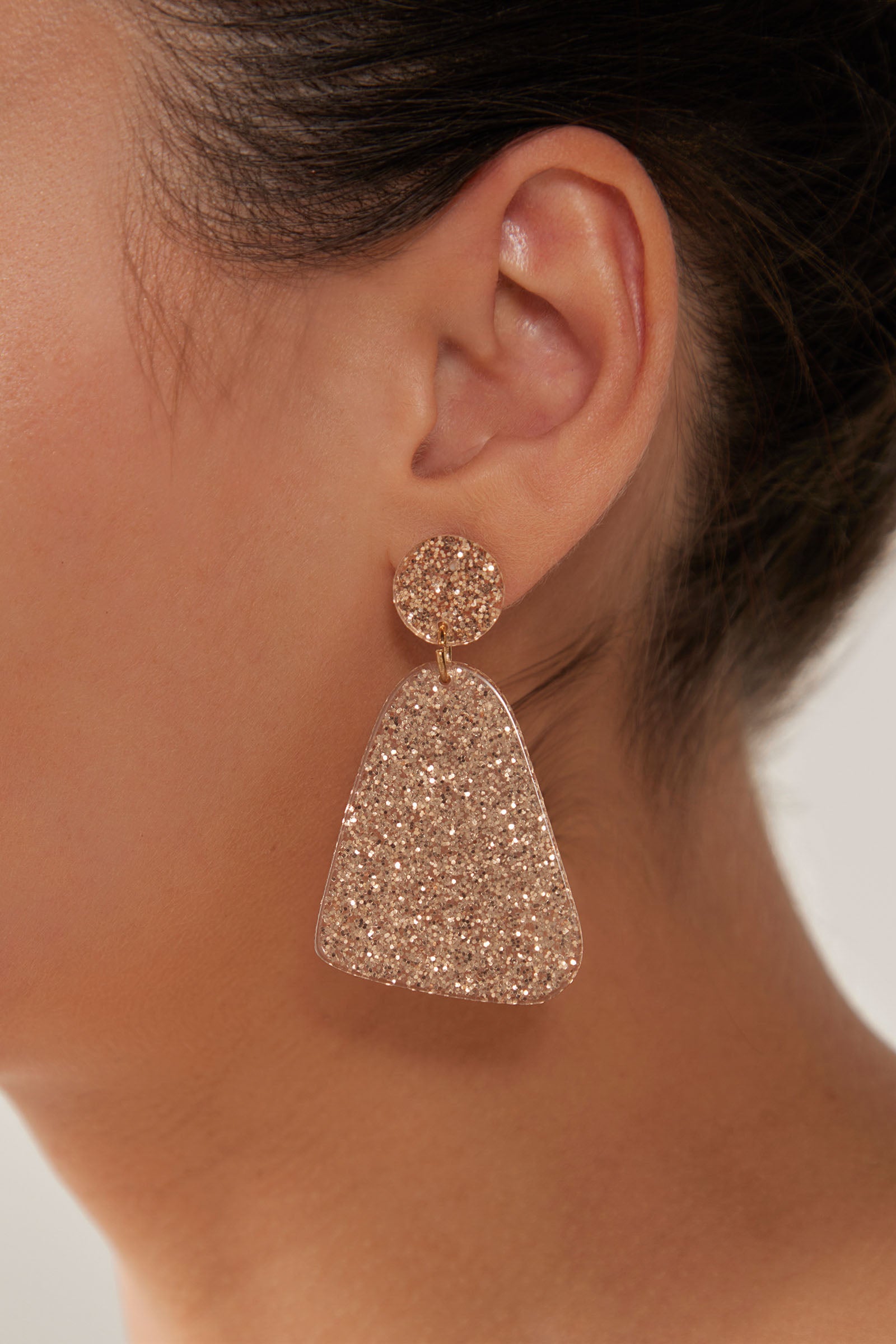 Jovial Sparkle Earring - Gold - eb&ive Earring