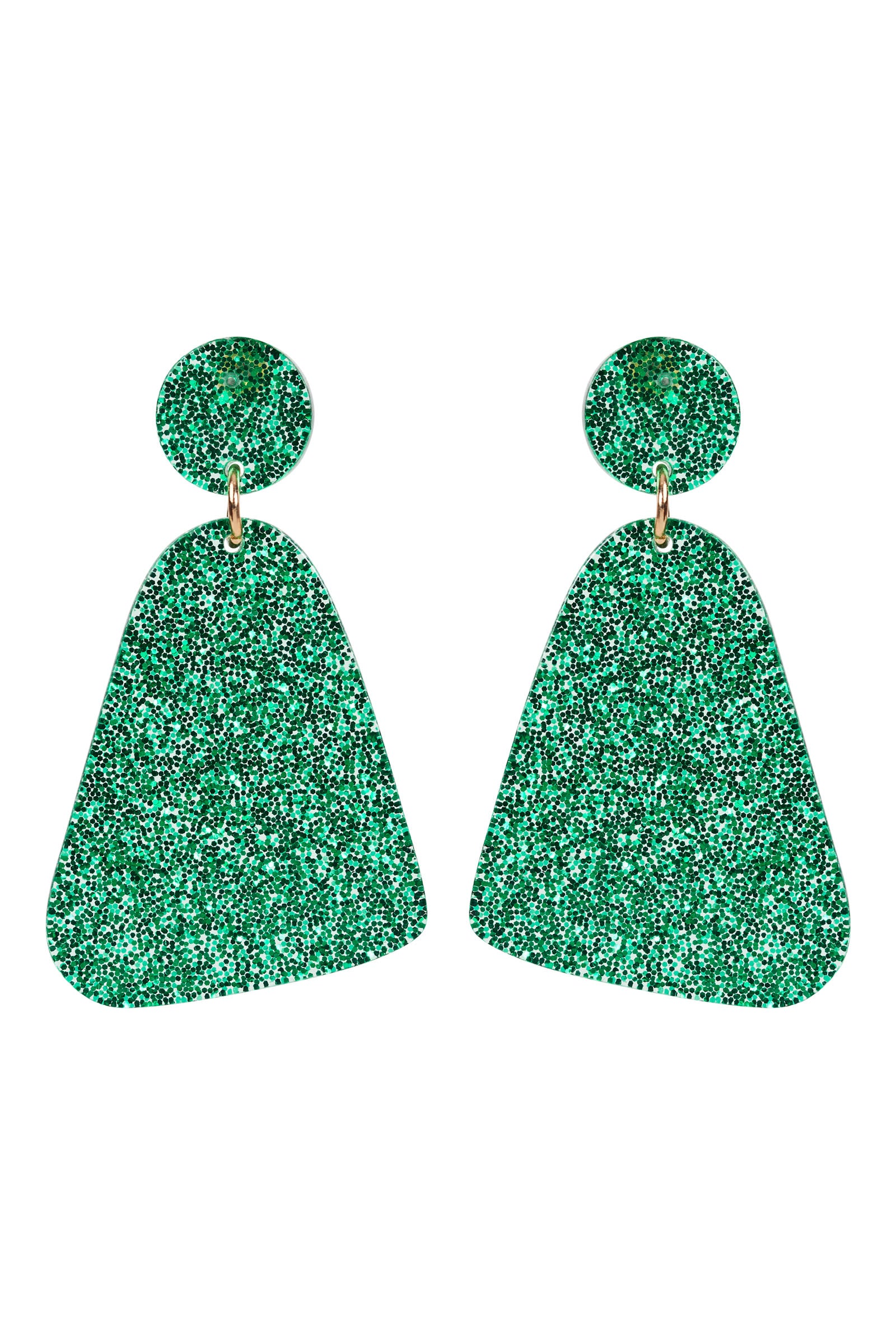 Jovial Sparkle Earring - Emerald - eb&ive Earring