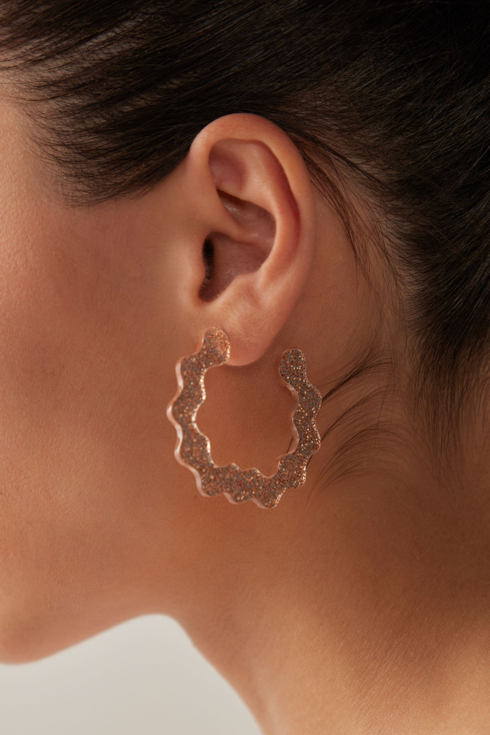 Jovial Hoop Earring - Gold - eb&ive Earring