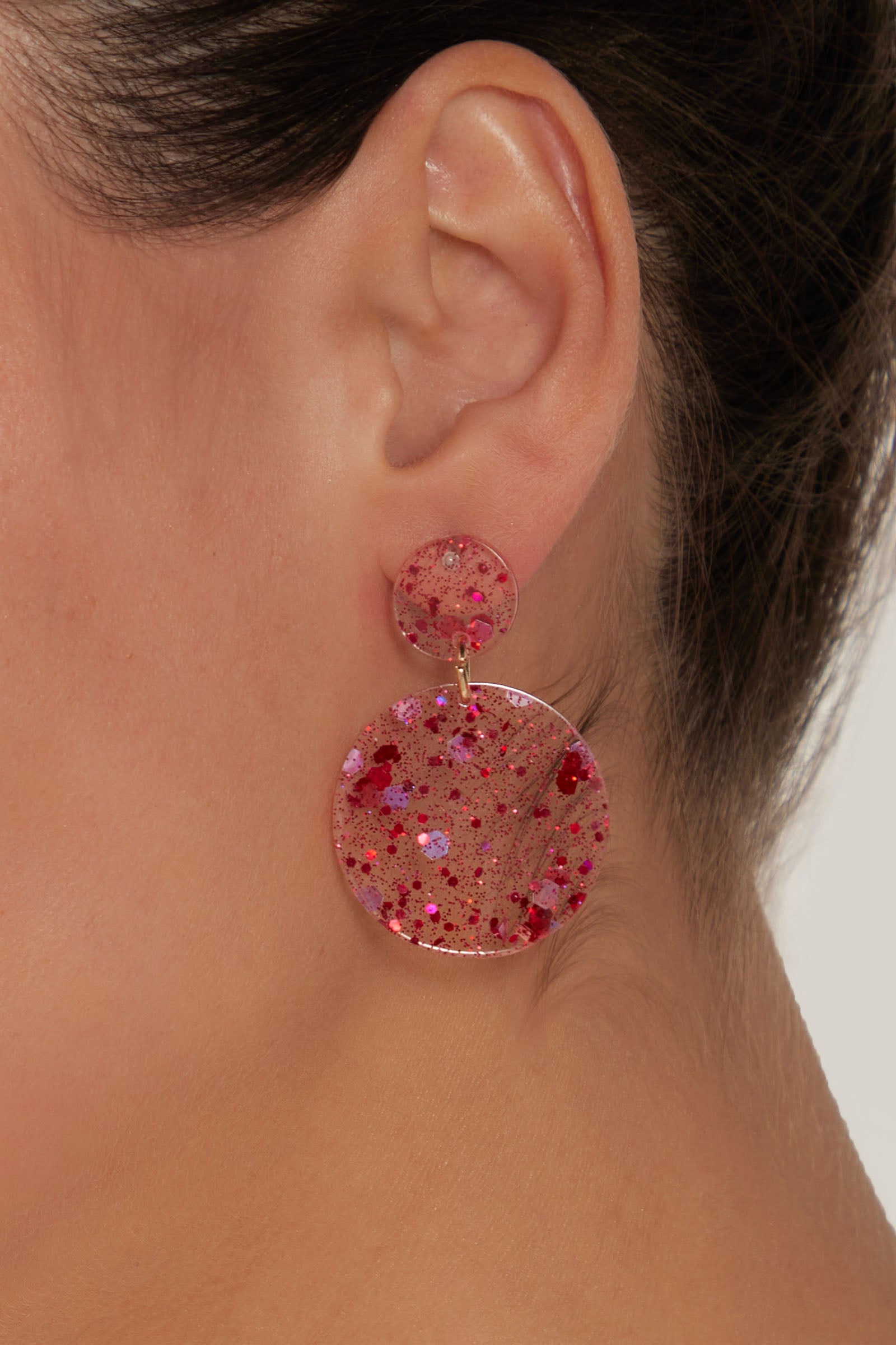 Merry Earring - Raspberry - eb&ive Earring