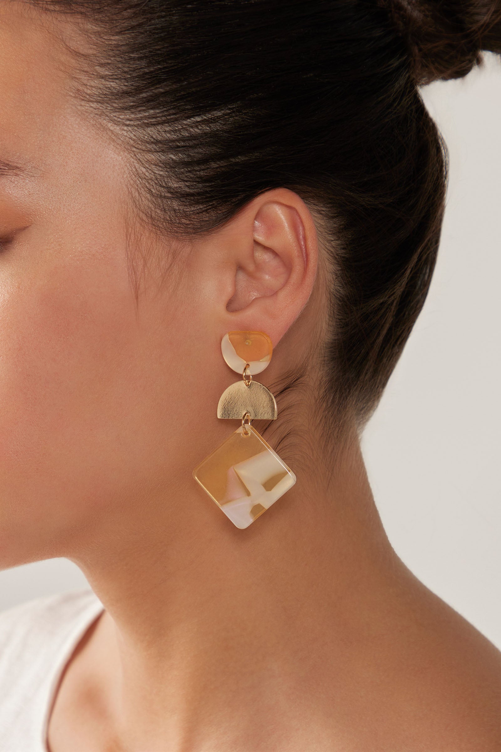 La Mer Drop Earring  - Citrus - eb&ive Earring