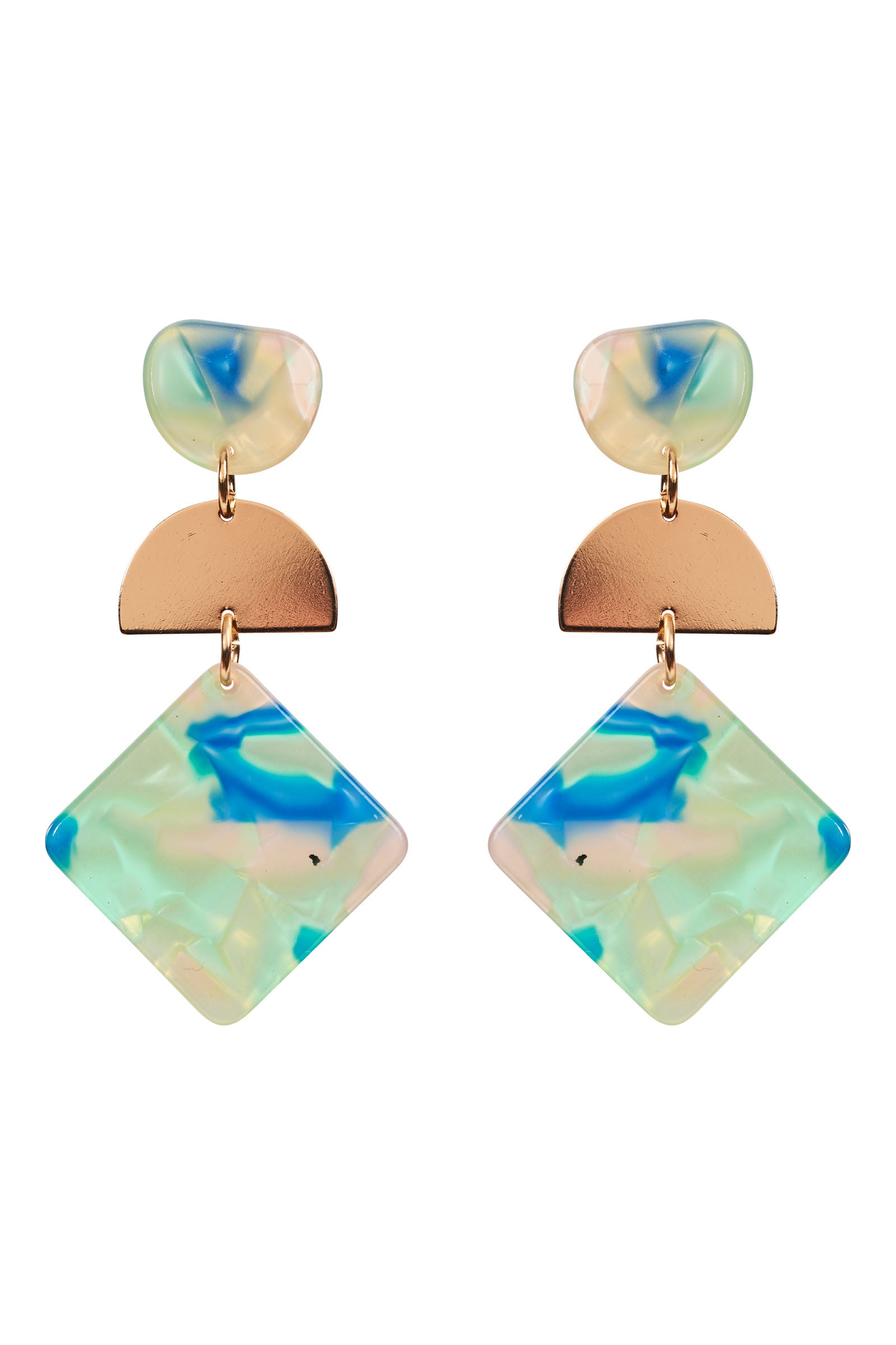 La Mer Drop Earring  - Mint - eb&ive Earring