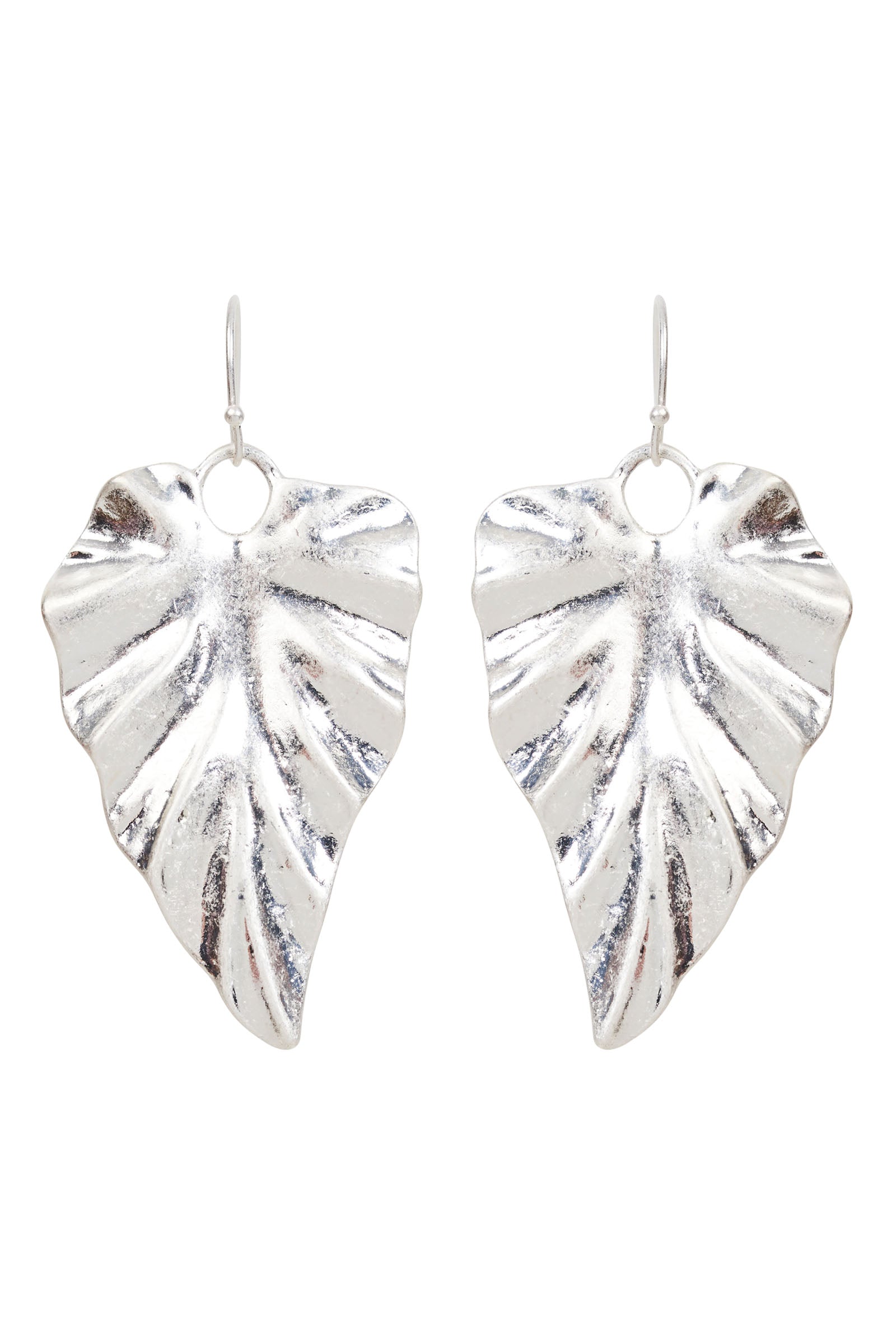 Mizu Leaf Earring - Silver - eb&ive Earring