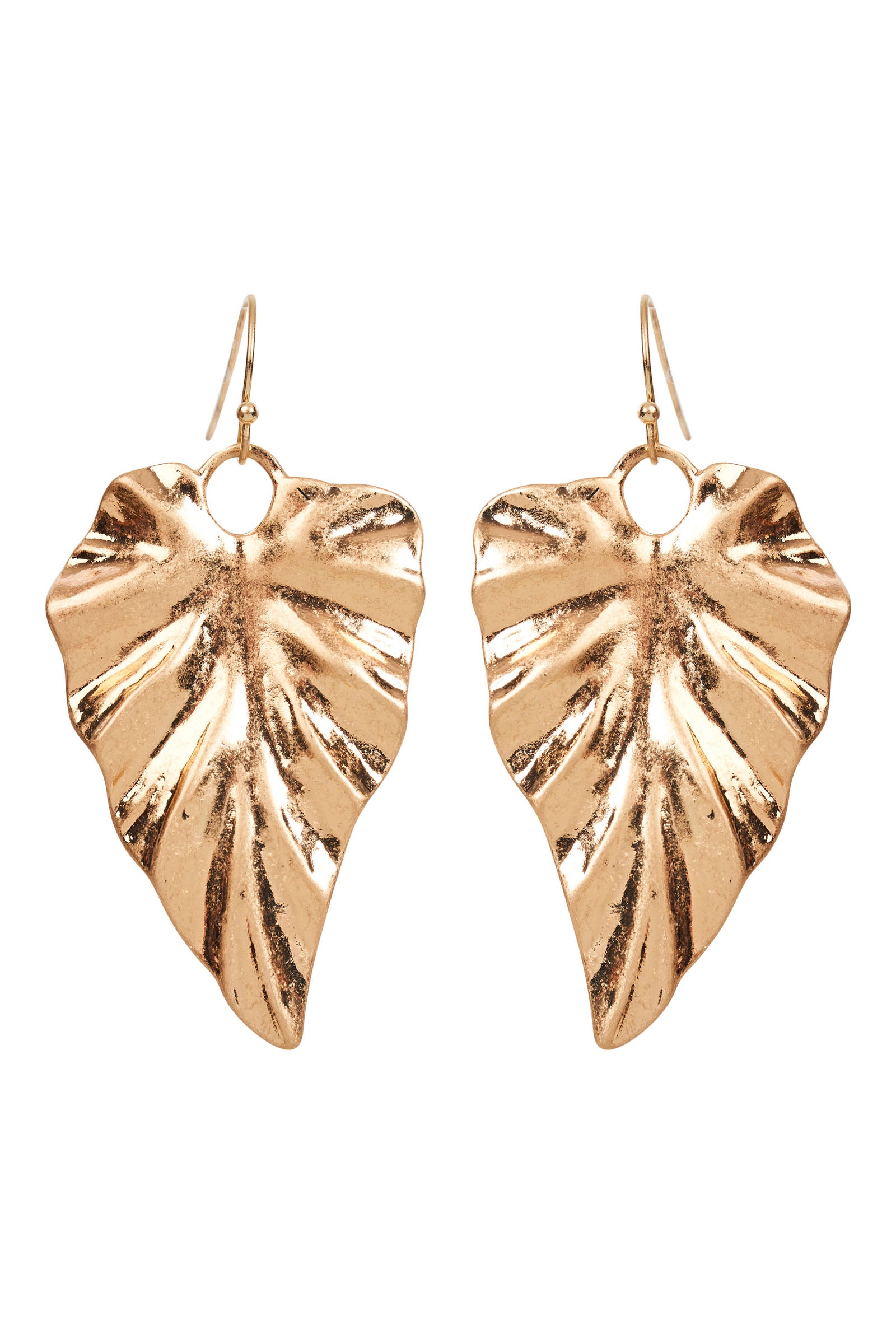 Mizu Leaf Earring - Gold - eb&ive Earring