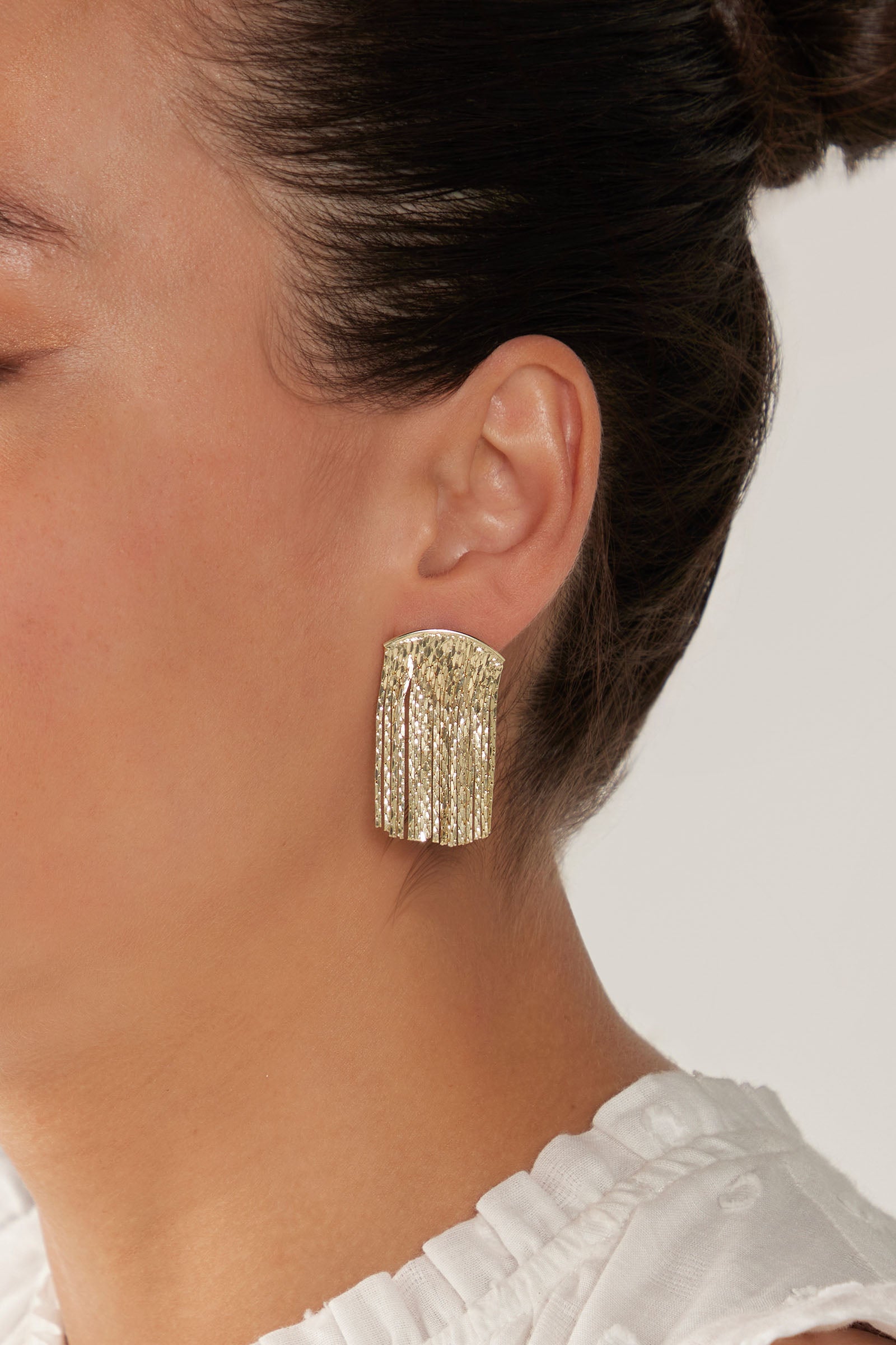 Lujo Drop Earring  - Gold - eb&ive Earring