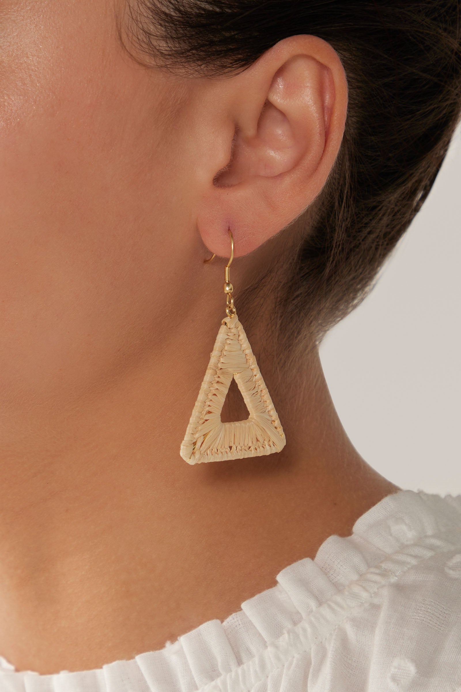 Seraphic Earring - Natural Triangle - eb&ive Earring