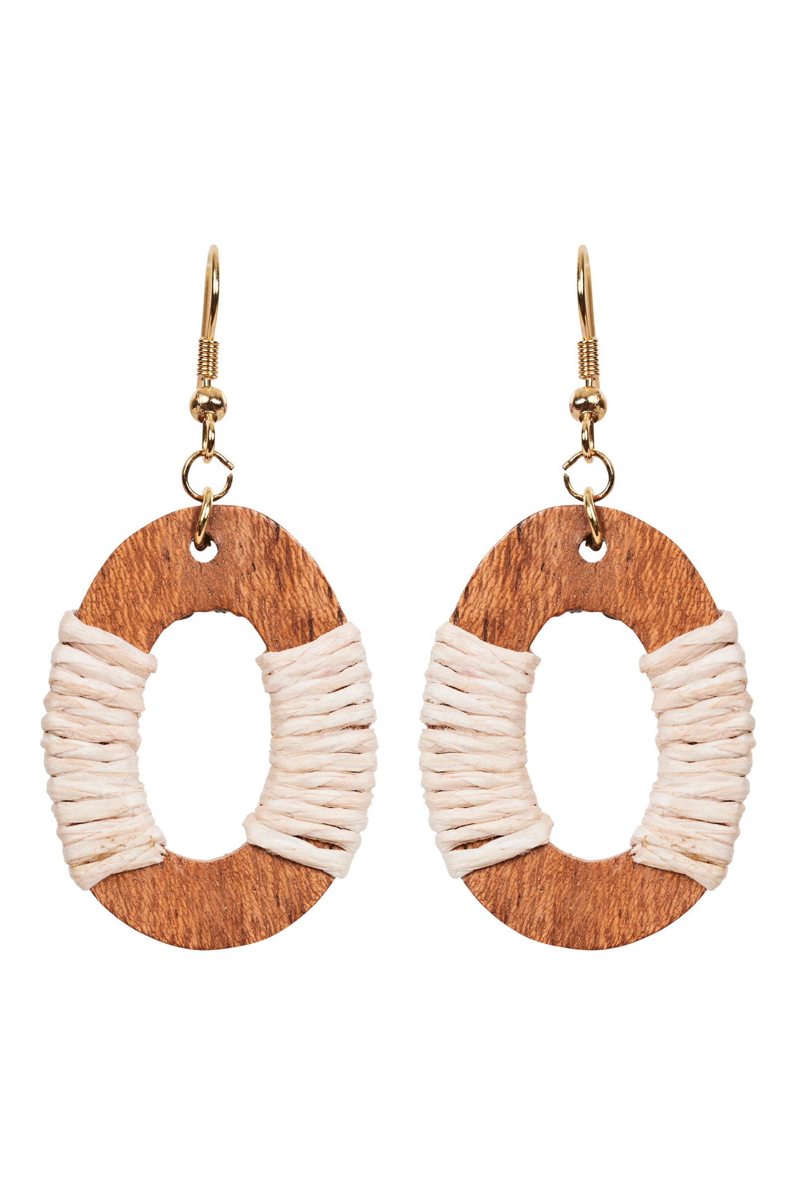 Cay Earring - Tan/Natural - eb&ive Earring