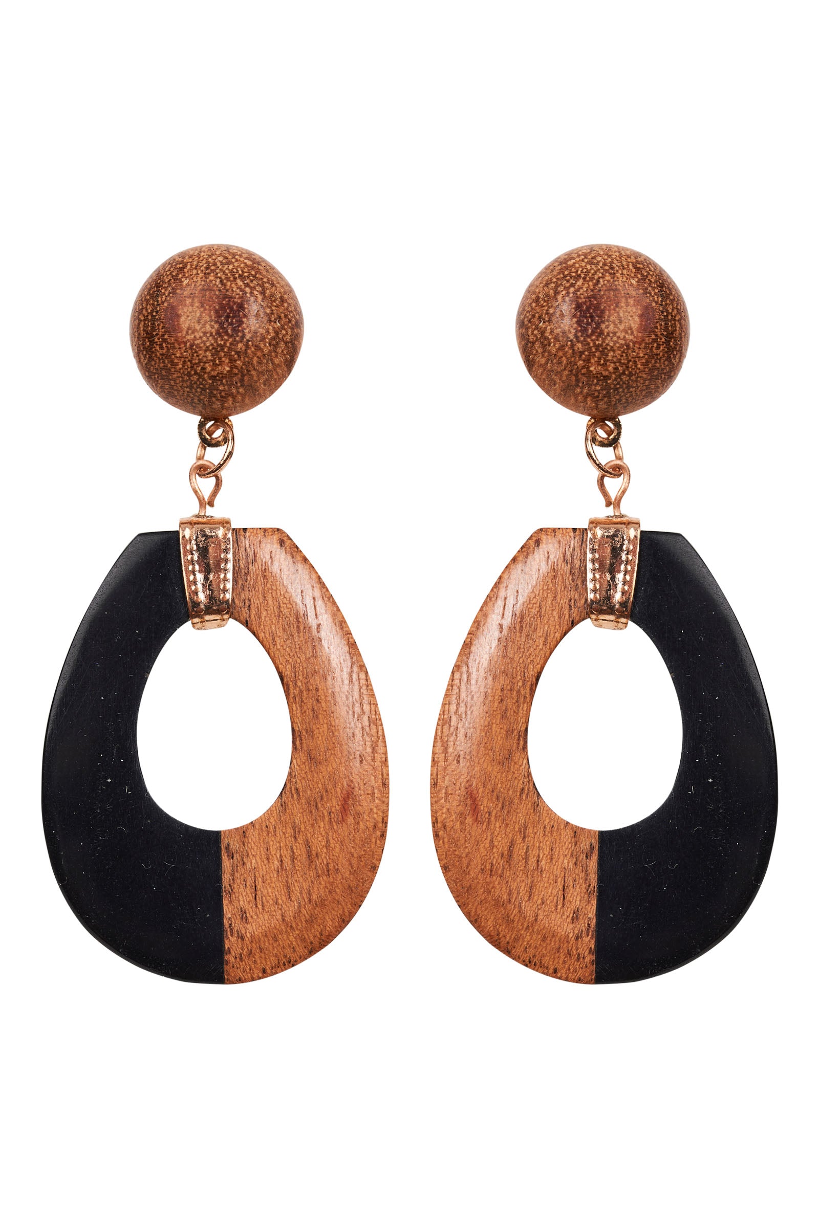 Cay Earring - Tan/Black - eb&ive Earring