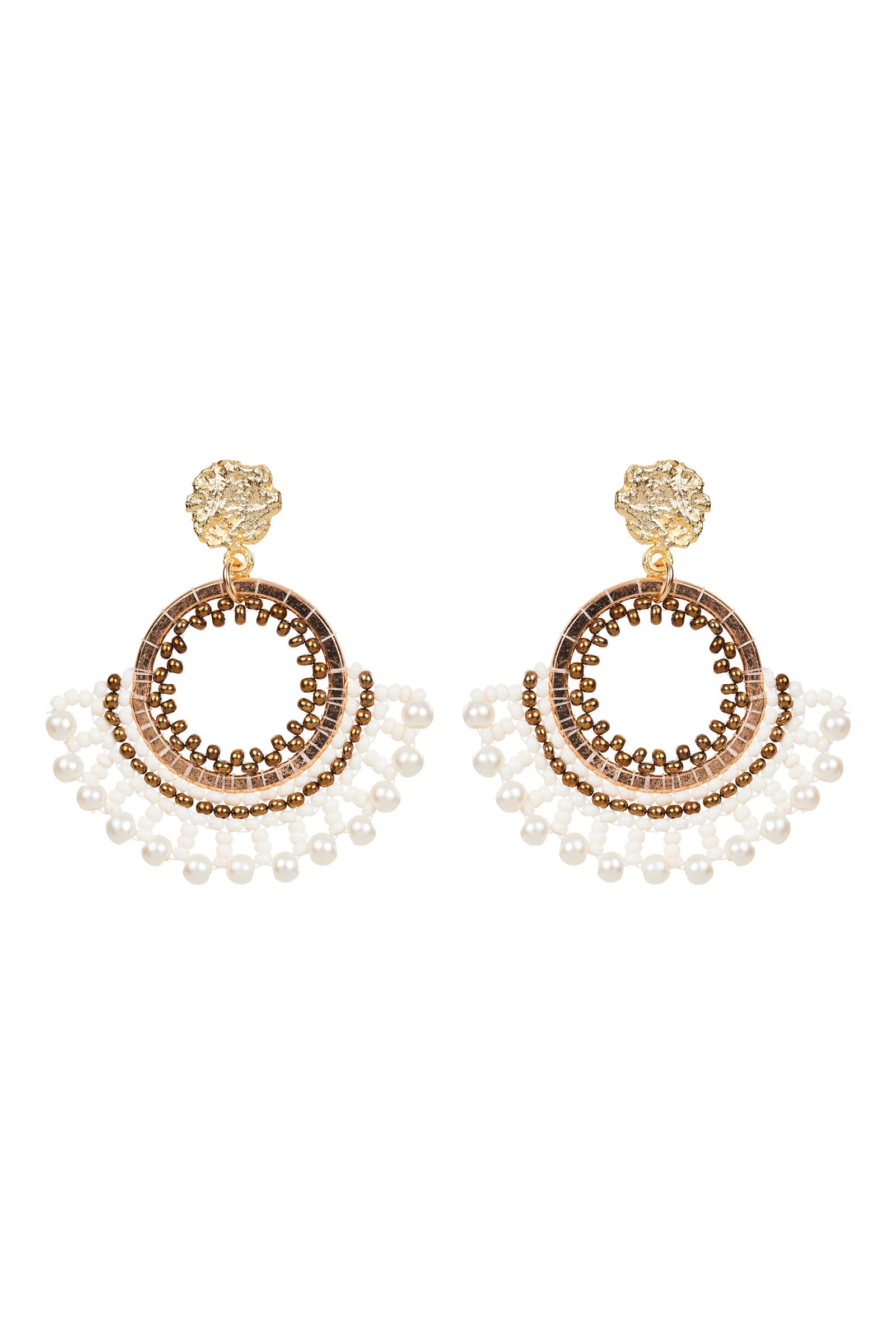 Palme Earring - Caramel - eb&ive Earring