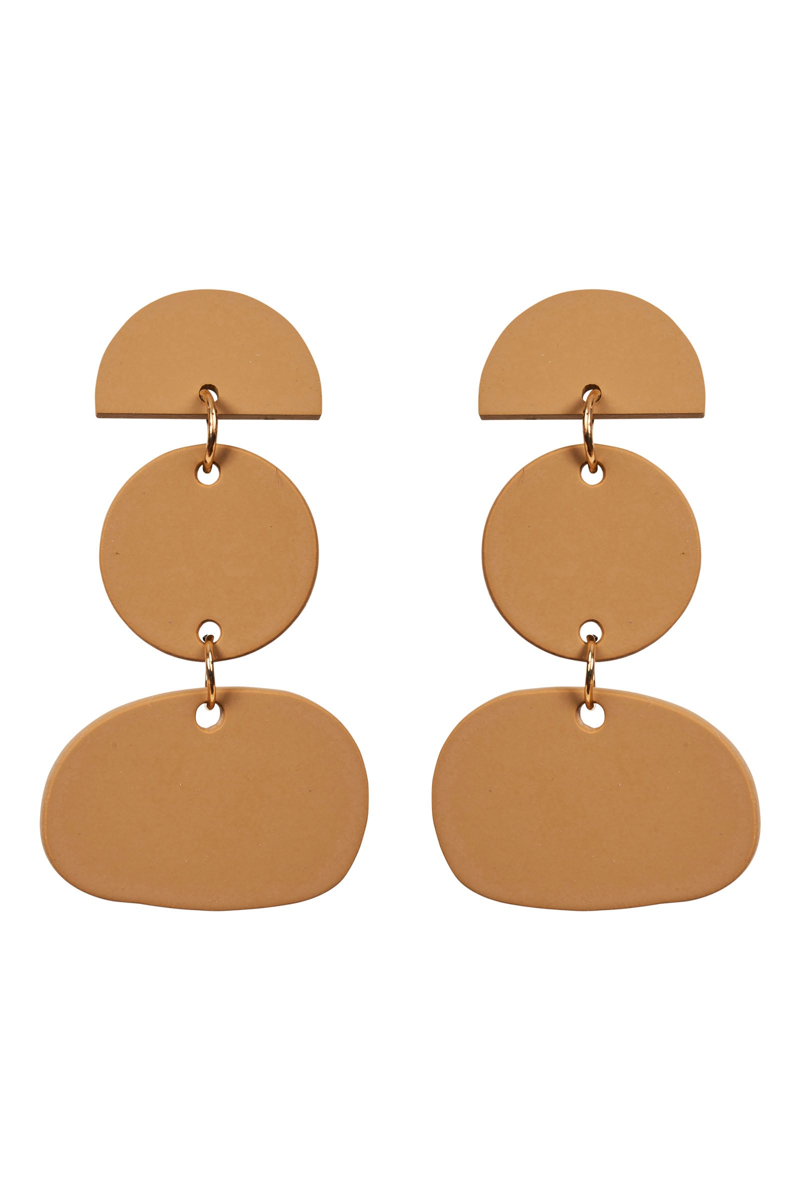 Lido Earring  - Camel - eb&ive Earring