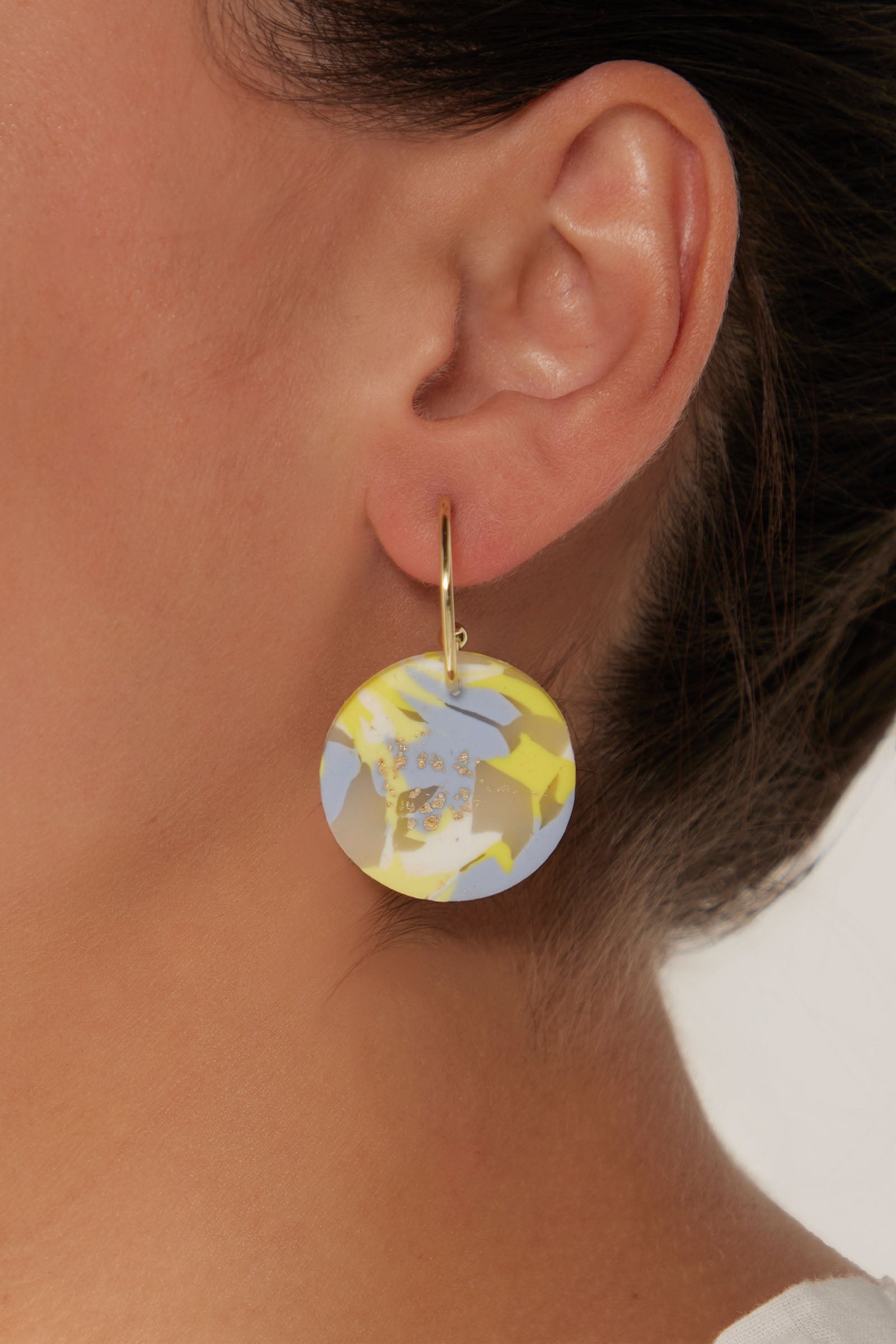 Solstice Lemon Earring - Disc - eb&ive Earring