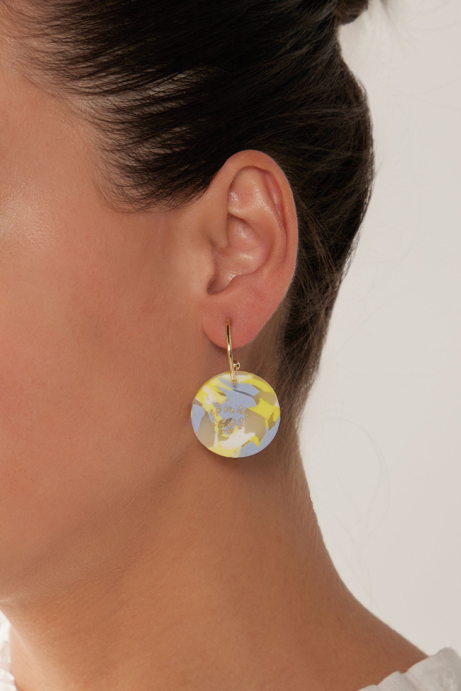 Solstice Lemon Earring - Disc - eb&ive Earring