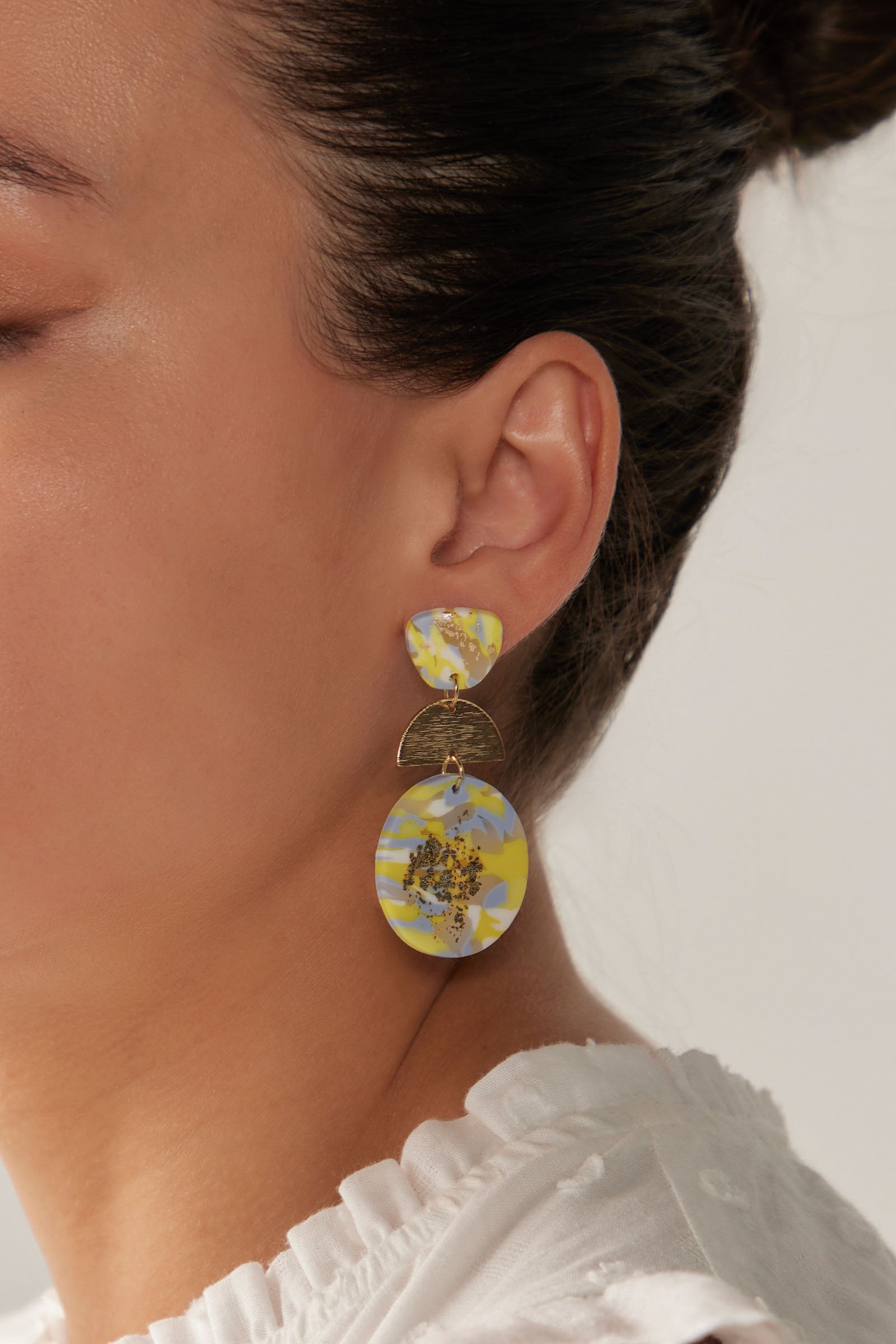 Solstice Lemon Earring - Drop - eb&ive Earring