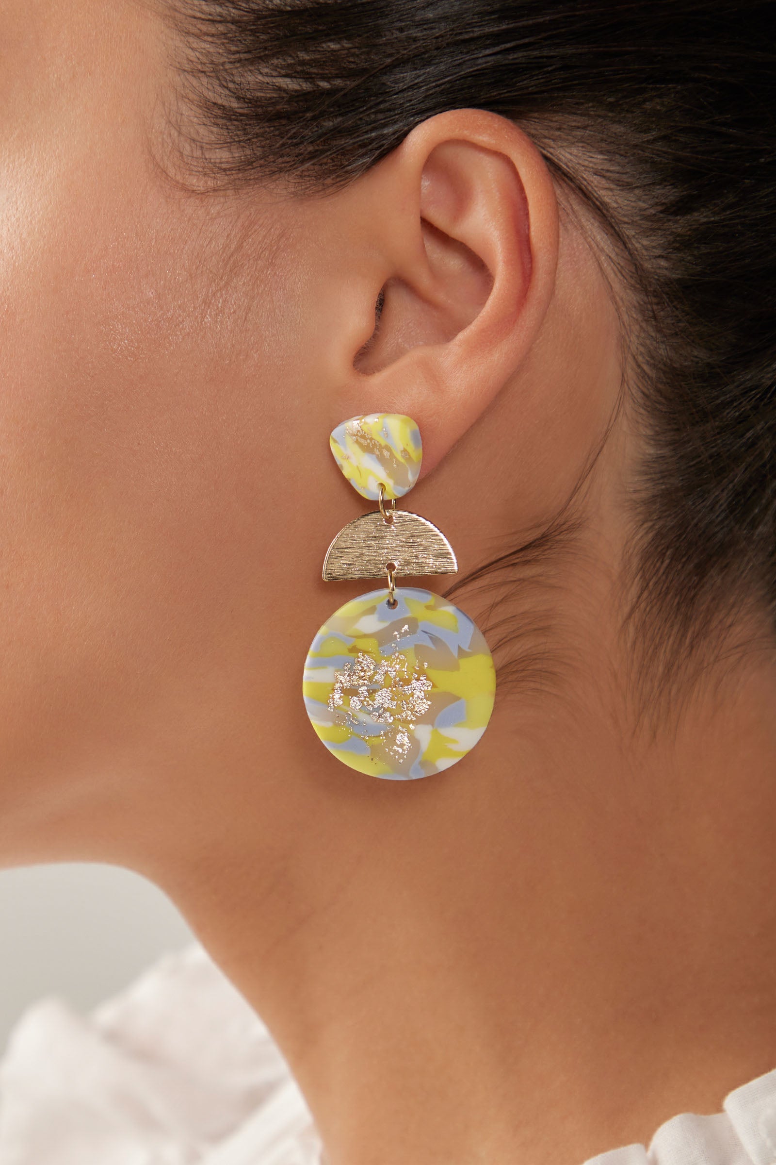 Solstice Lemon Earring - Teardrop