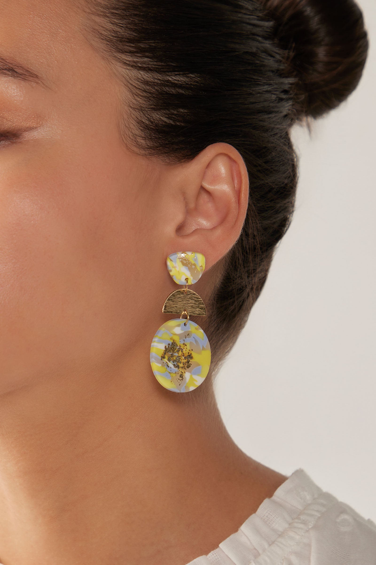 Solstice Lemon Earring - Drop - eb&ive Earring