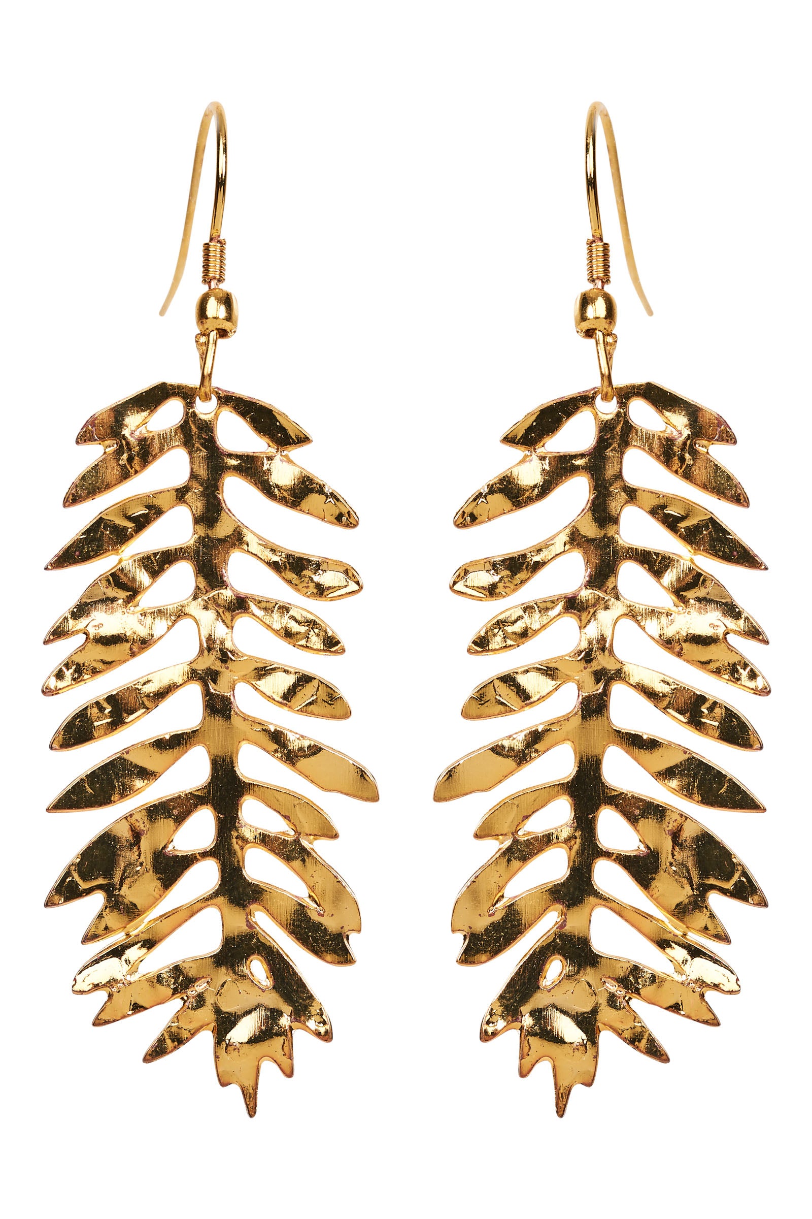 La Plage Earring - Gold Leaf - eb&ive Earring