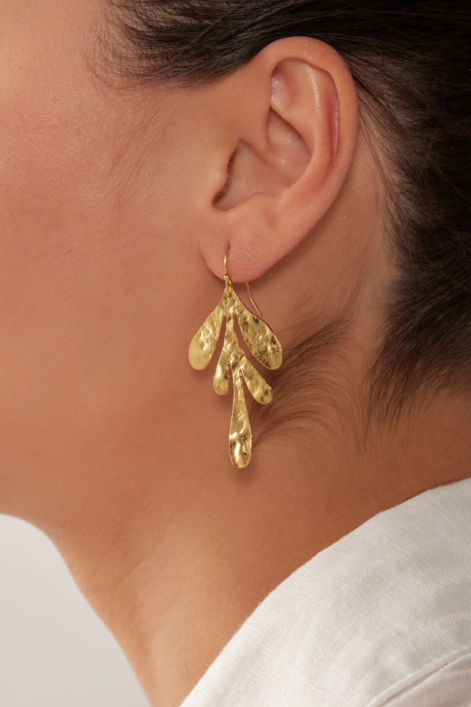 La Plage Earring - Gold Drop - eb&ive Earring