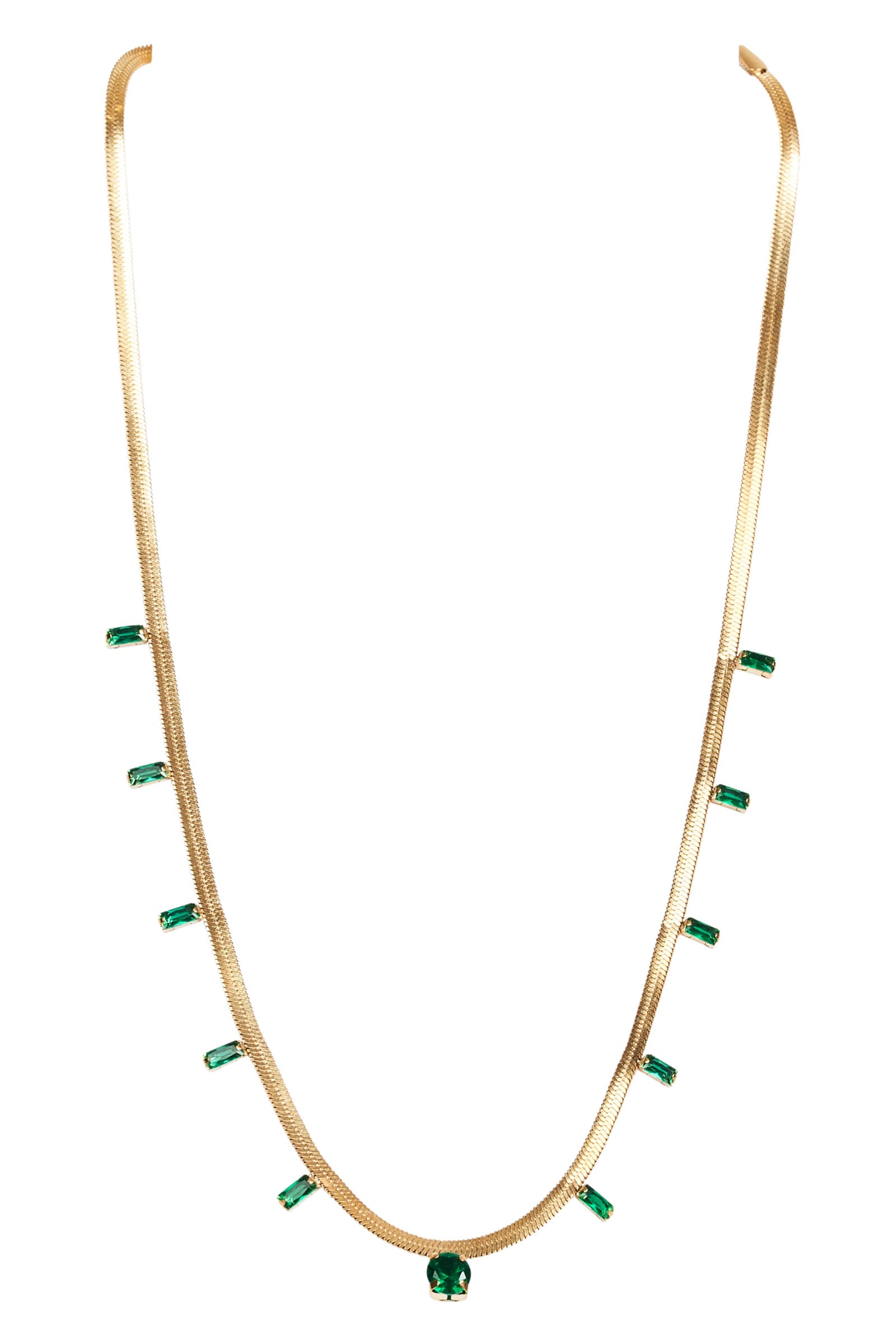 Palmier Necklace - Emerald - eb&ive Necklace