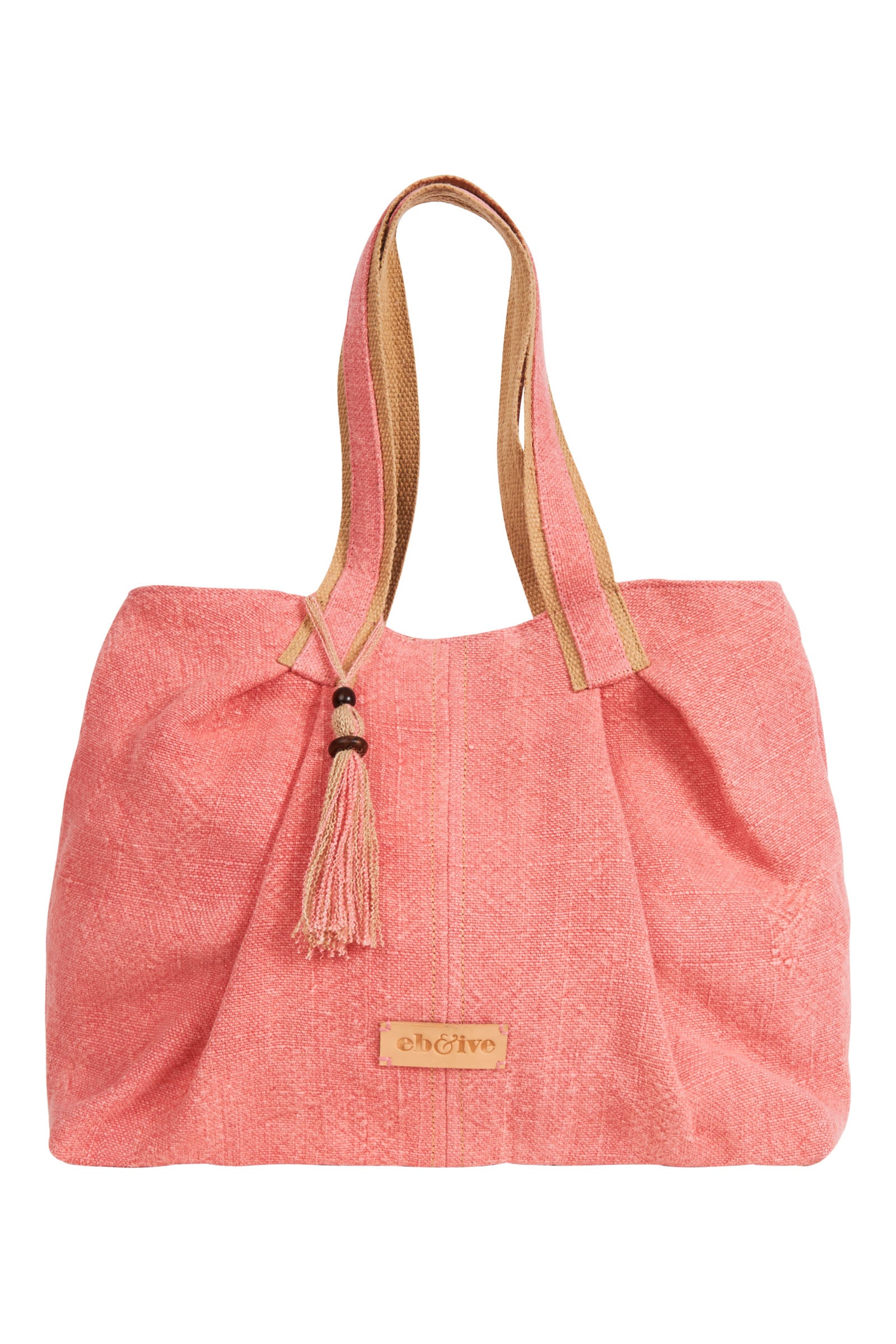 Halcyon Beach Bag - Papaya - eb&ive Bag