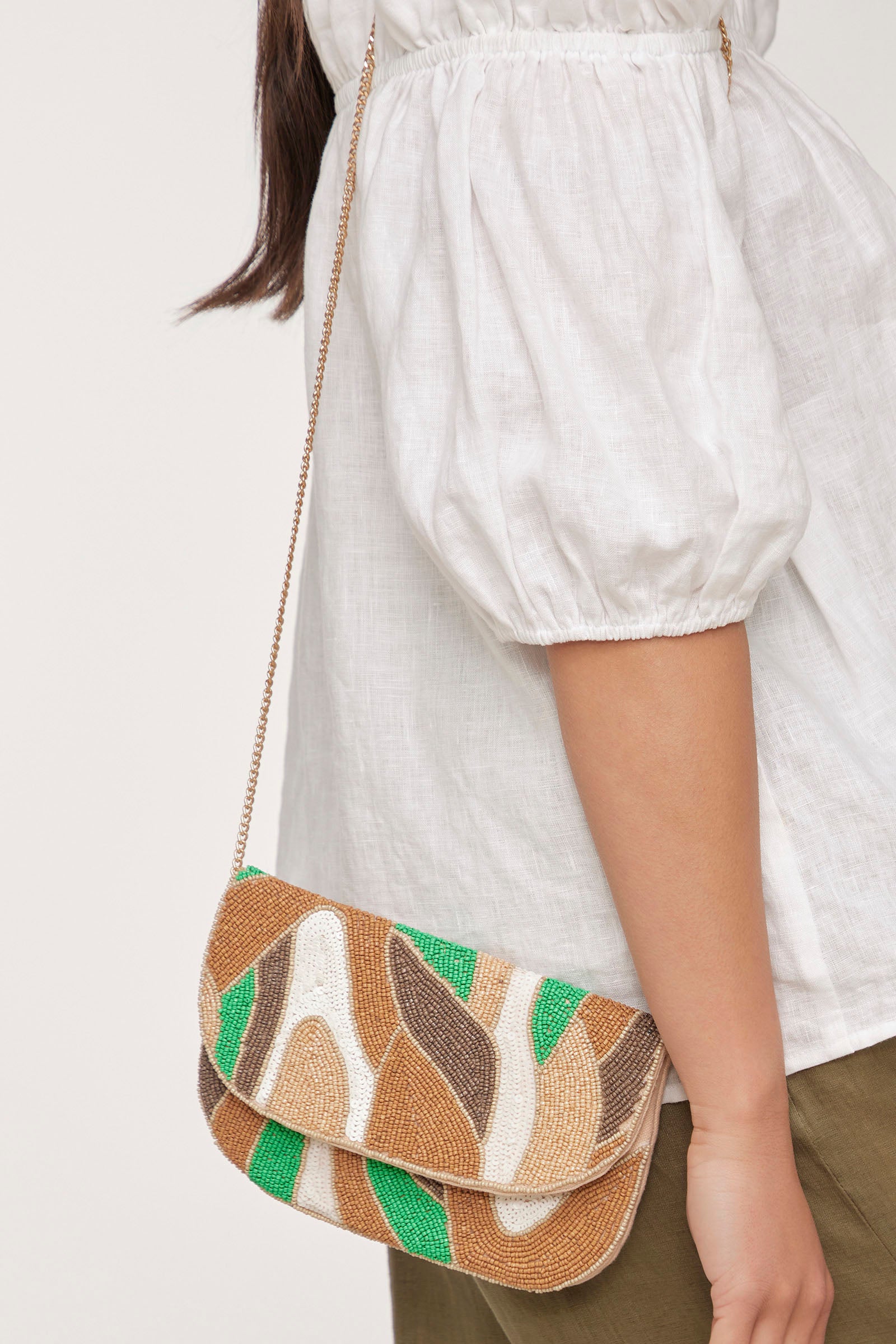 Elysian Clutch - Caramel - eb&ive Bag