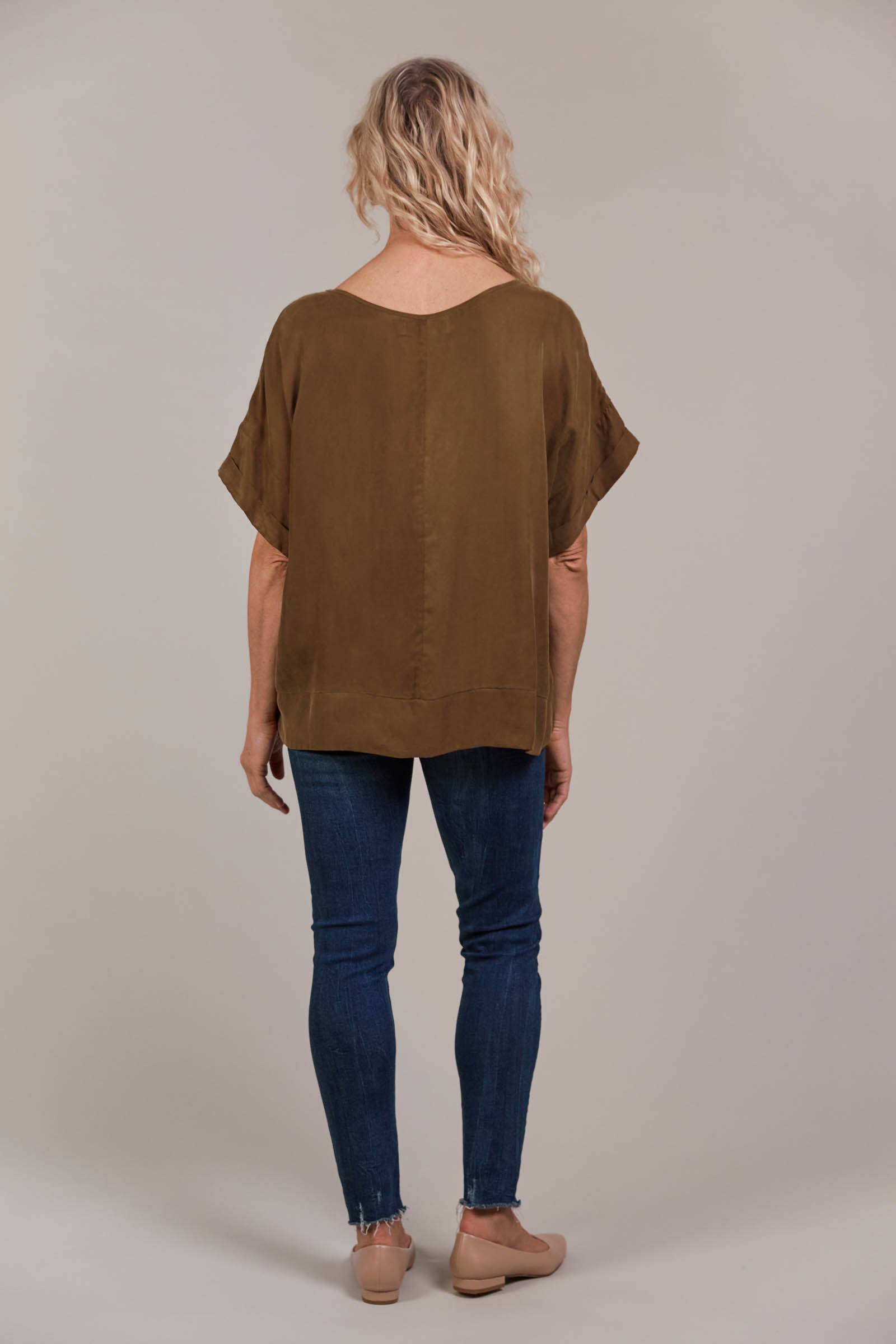 Eden Relaxed Top - Tobacco