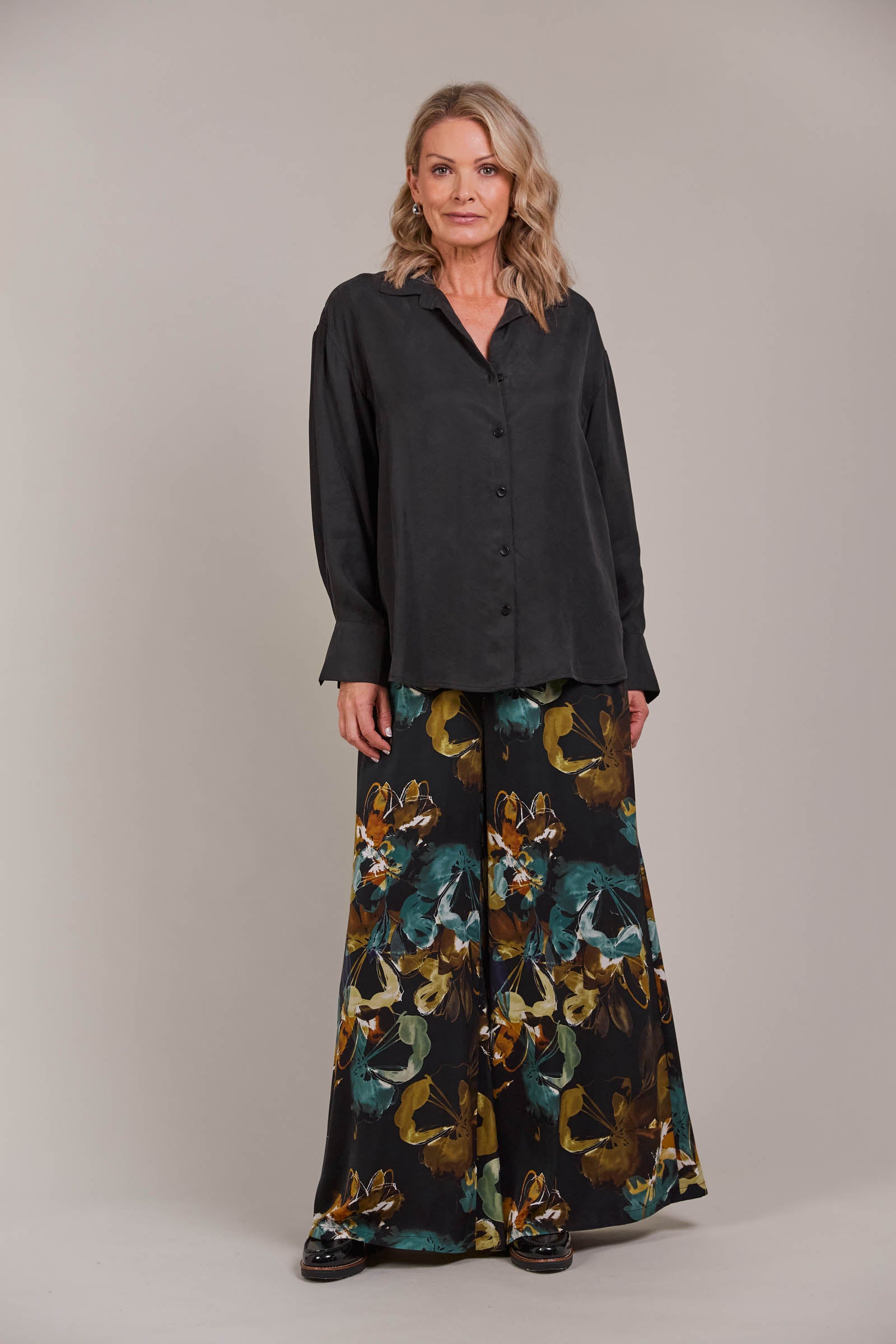 Elsie Pant - Botanical Black